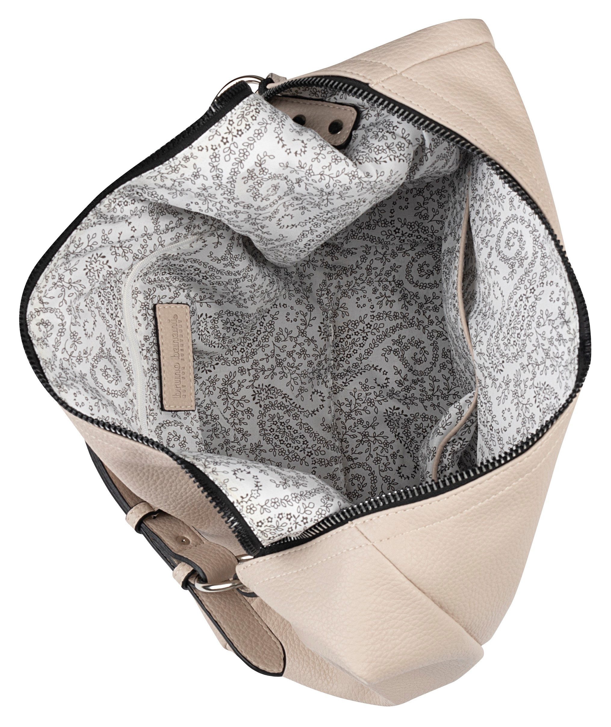 Bruno Banani Hobo Amalfi, Beuteltasche Schultertasche verstellbarer Schulterriemen