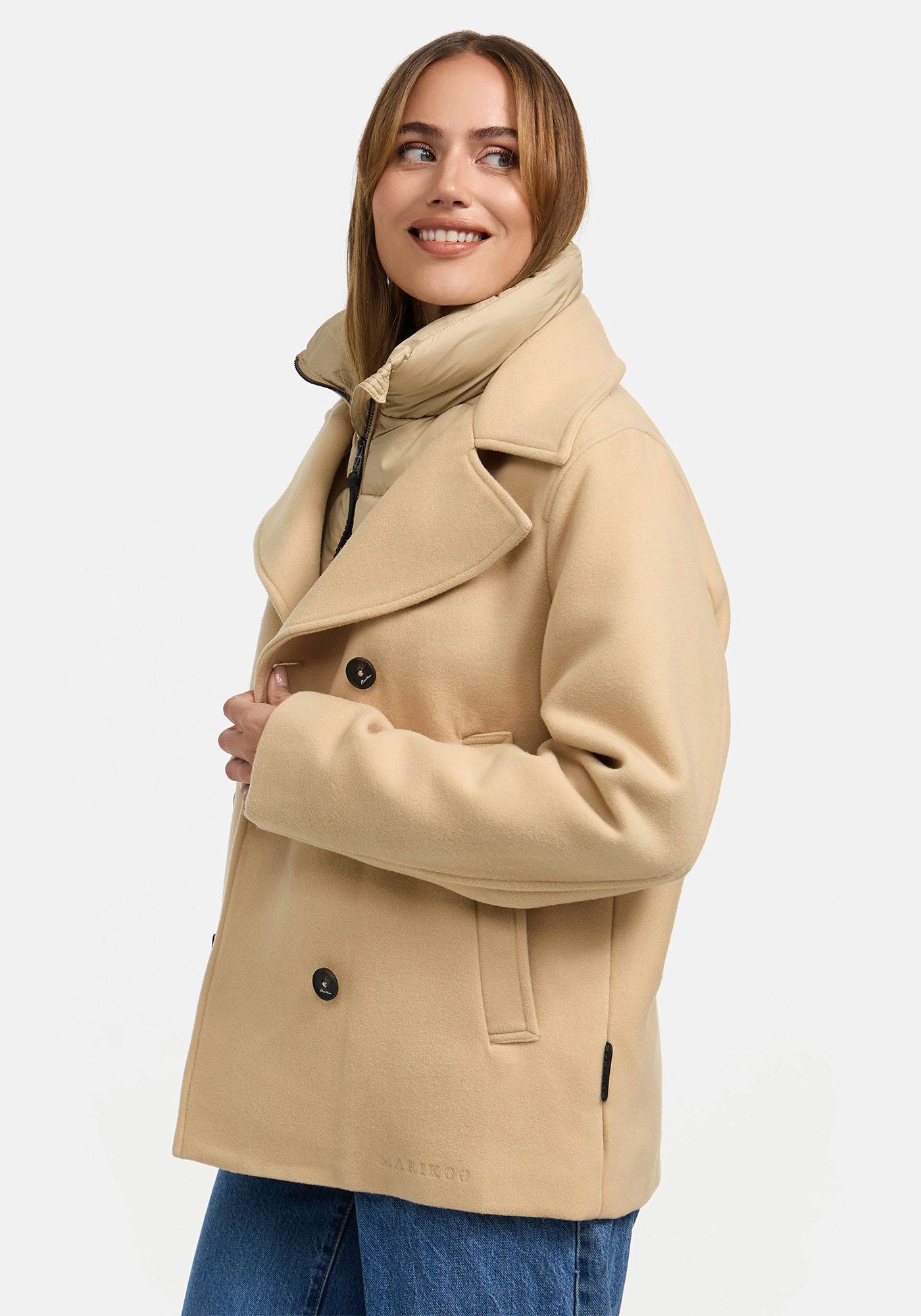 Marikoo Winterjacke Aylaraa Elegante Designer Winterjacke – Bild 3 von 5