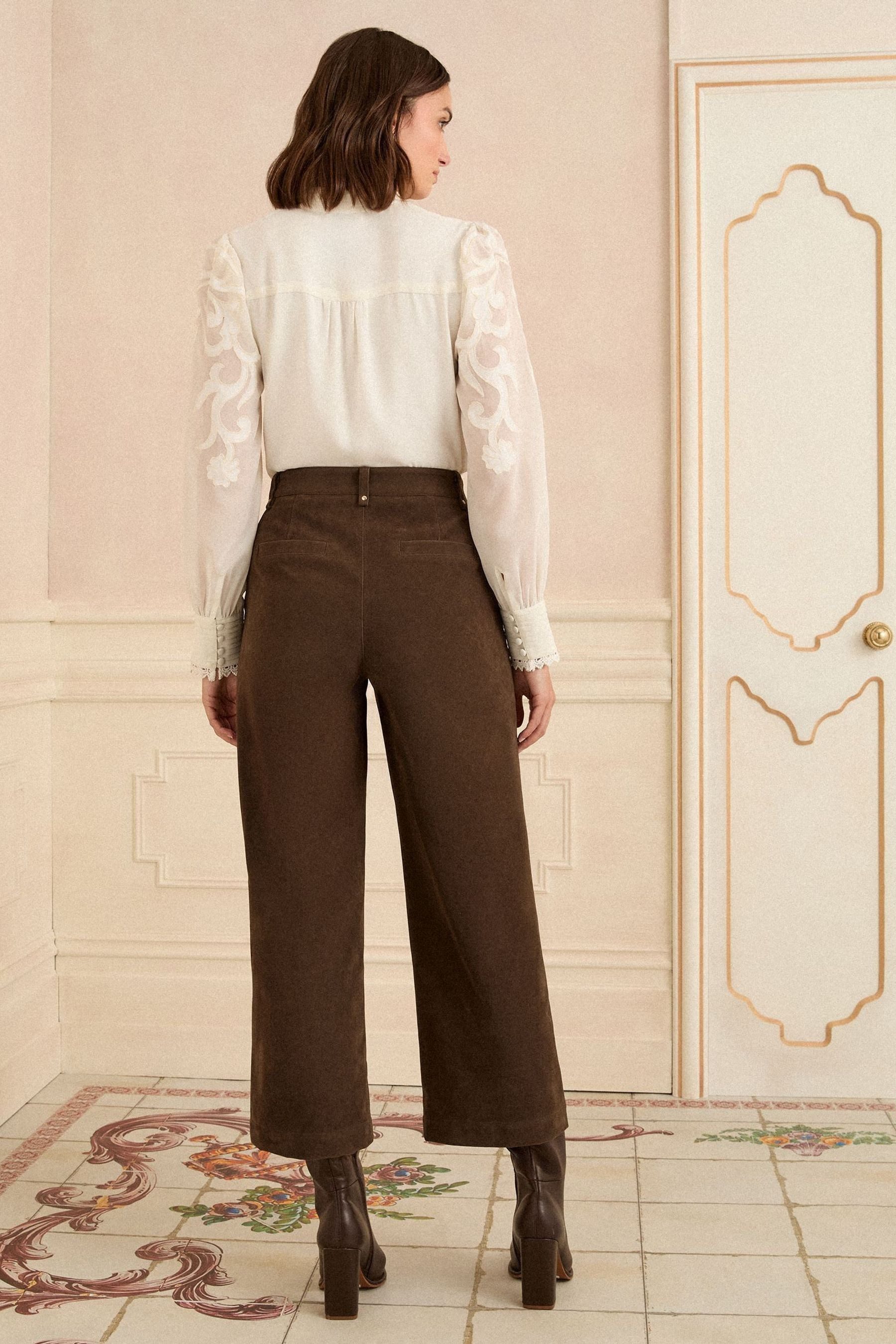 Love & Roses Palazzohose Love & Roses weite Hose mit Bundfalten, Regular (1 günstig online kaufen