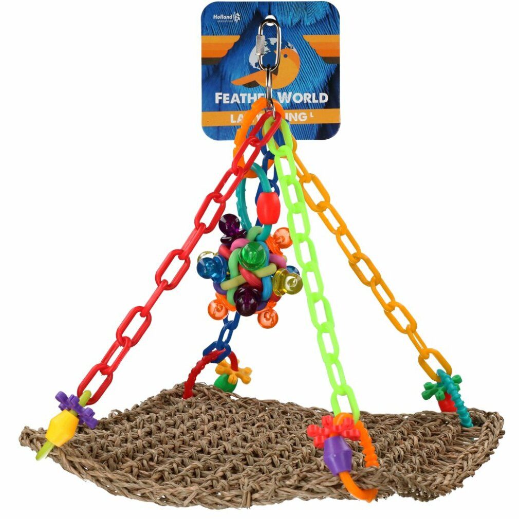 Tier-Intelligenzspielzeug Feather World Lazy swing Large