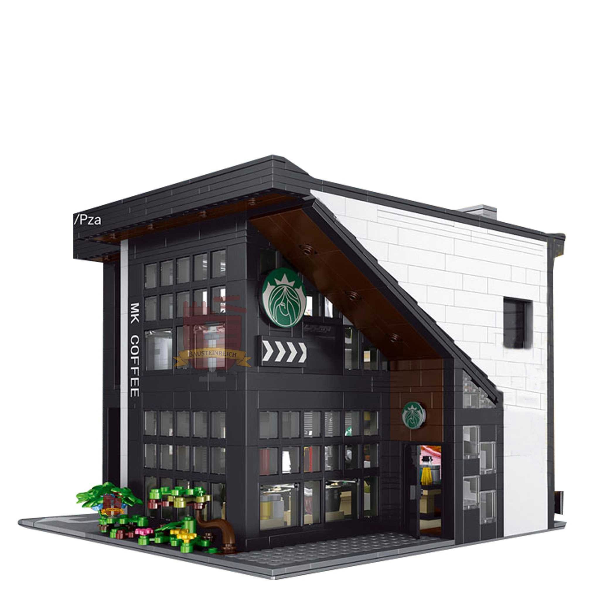 Mould King 16036 - Cafe Coffee House (Mould King) Klemmbausteine Spielbausteine, (2728 St)