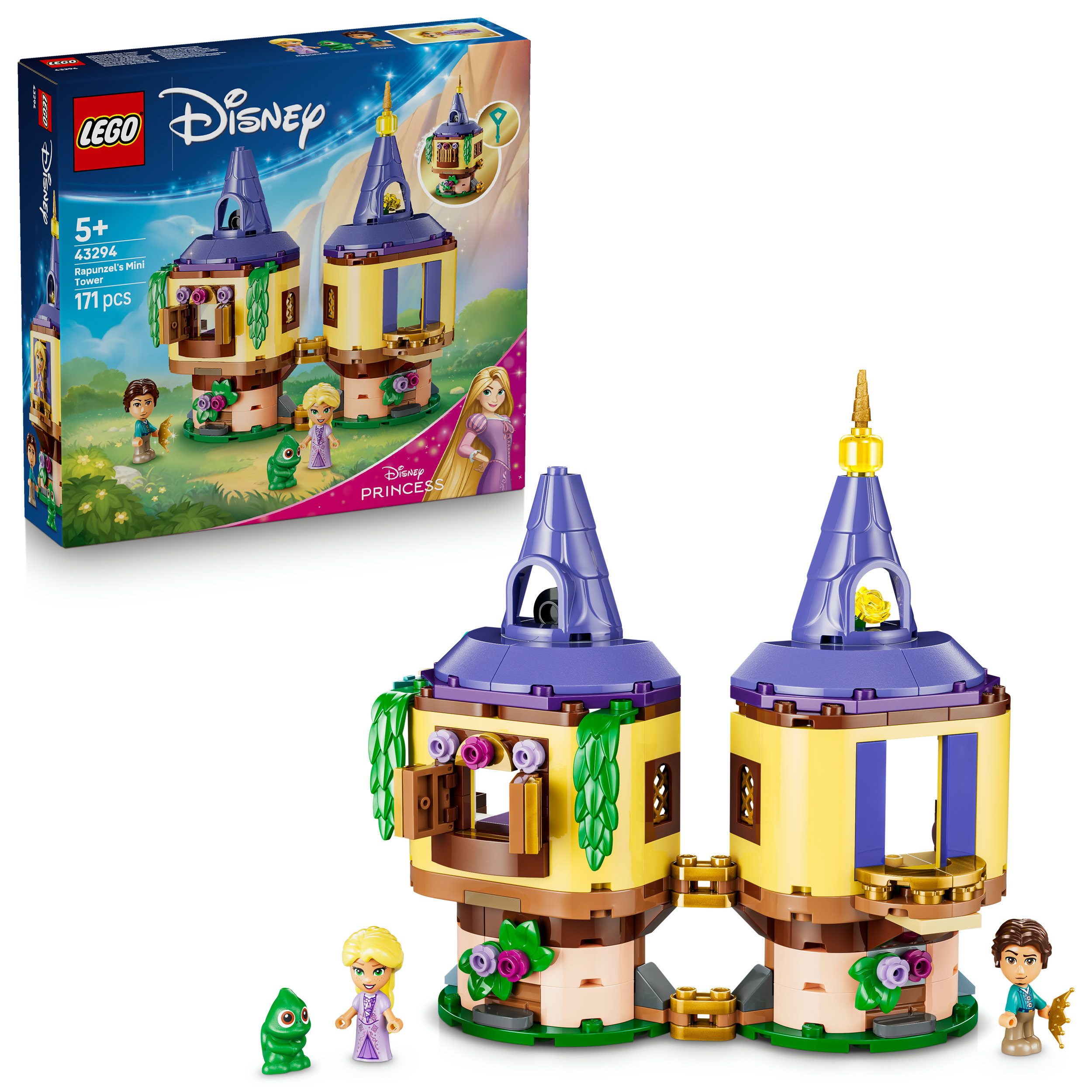 LEGO® Rapunzels Mini-Turm (43294), LEGO Disney Princess Konstruktionsspielsteine, (171 St), Made in Europe