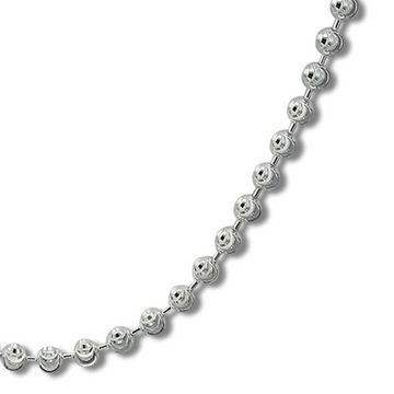 SilberDream Silberkette SilberDream Moon Halskette 925 Silber, Damen Halsketten(Moon) ca. 45cm, 925 Sterling Silber, Farbe: silber