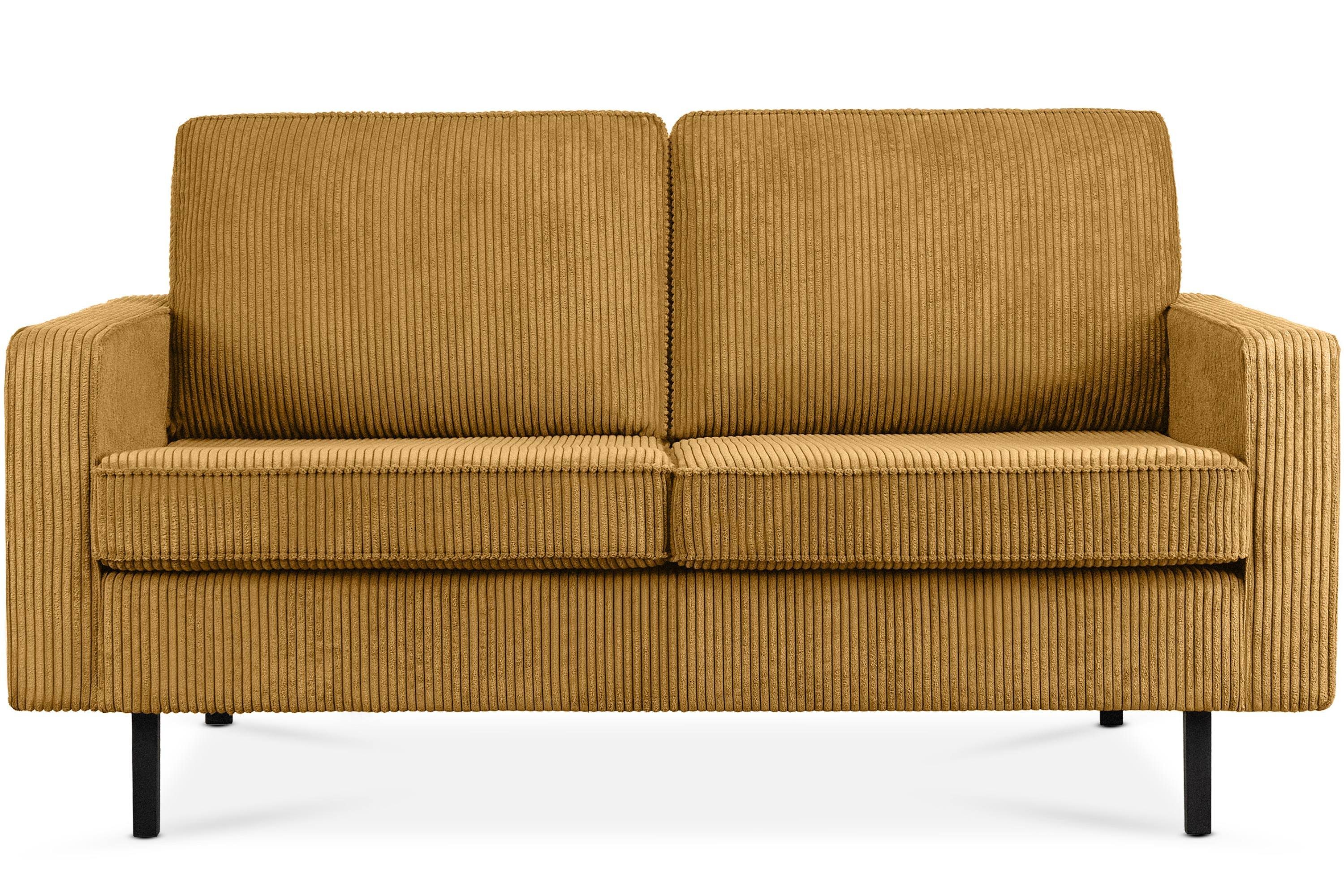 Konsimo 2-Sitzer INVIA Zweisitzer-Sofa, Polsterung aus hochwertigem Schaumstoff, in Pet Friendly Cord-Stoff | Einzelsofas