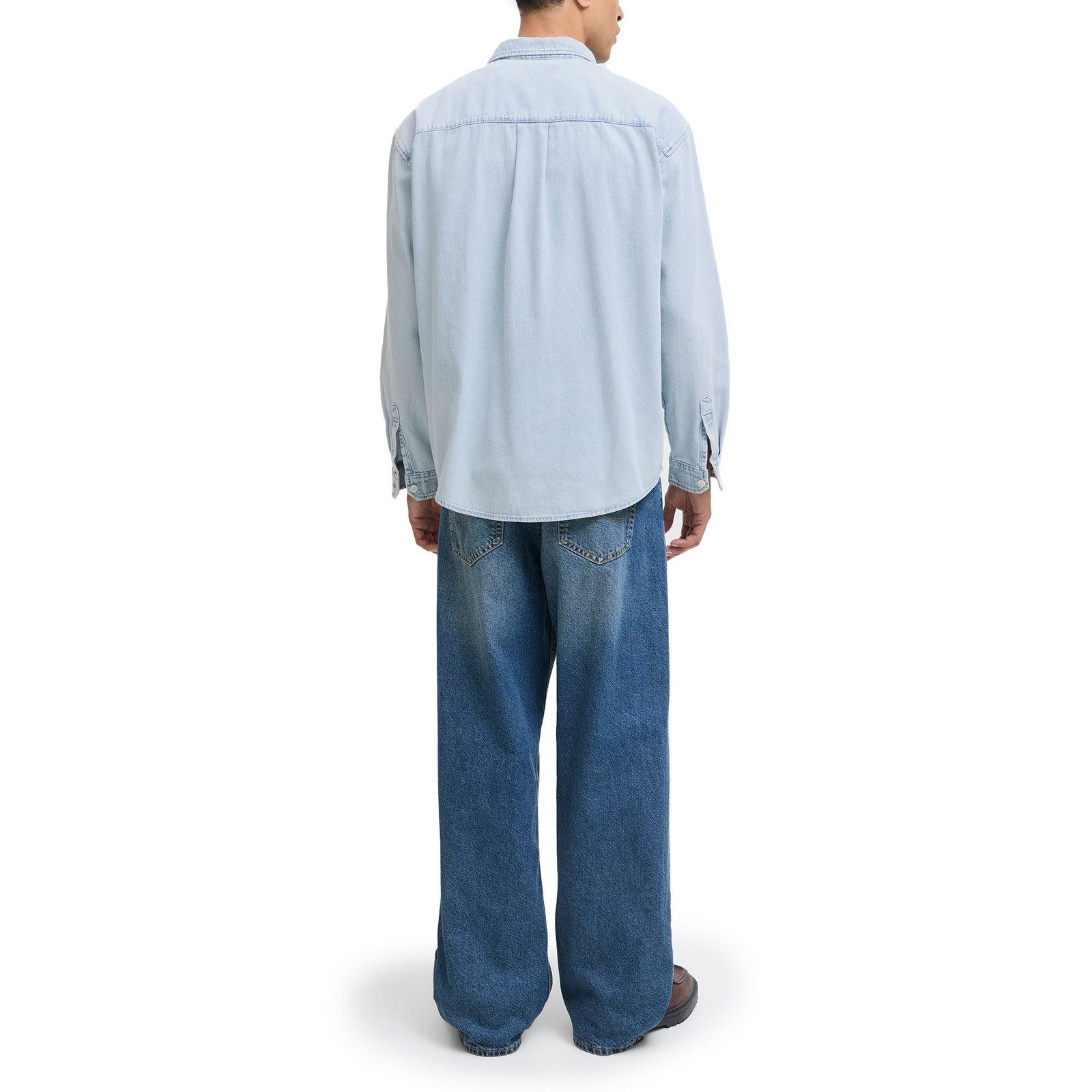 Jack & Jones Jeanshemd JORNORREBRO Denim Shirt LS SN mit Knopfleiste – Bild 4 von 5