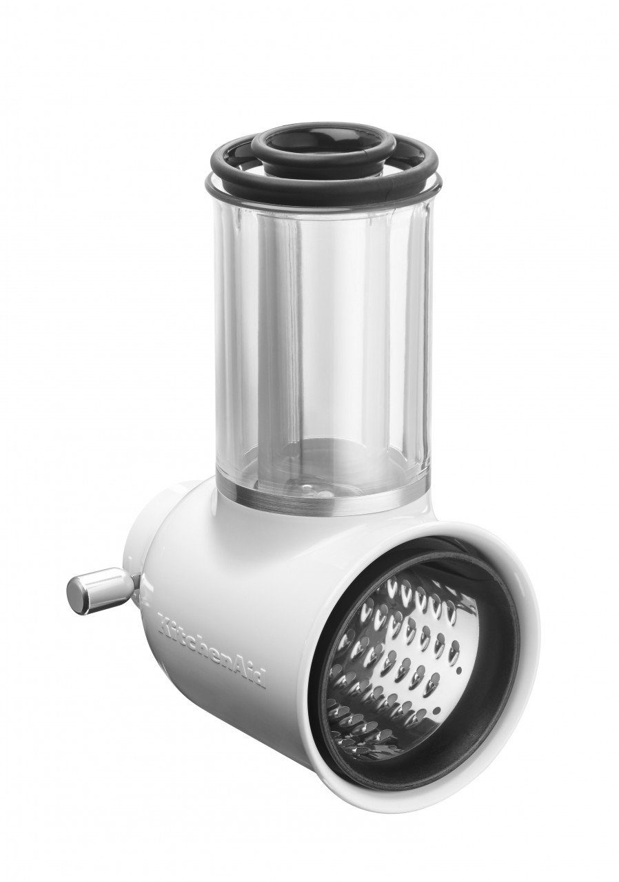 KitchenAid Küchenmaschine KitchenAid Gemüseschneider 5KSMVSA + gratis Holzlöffel