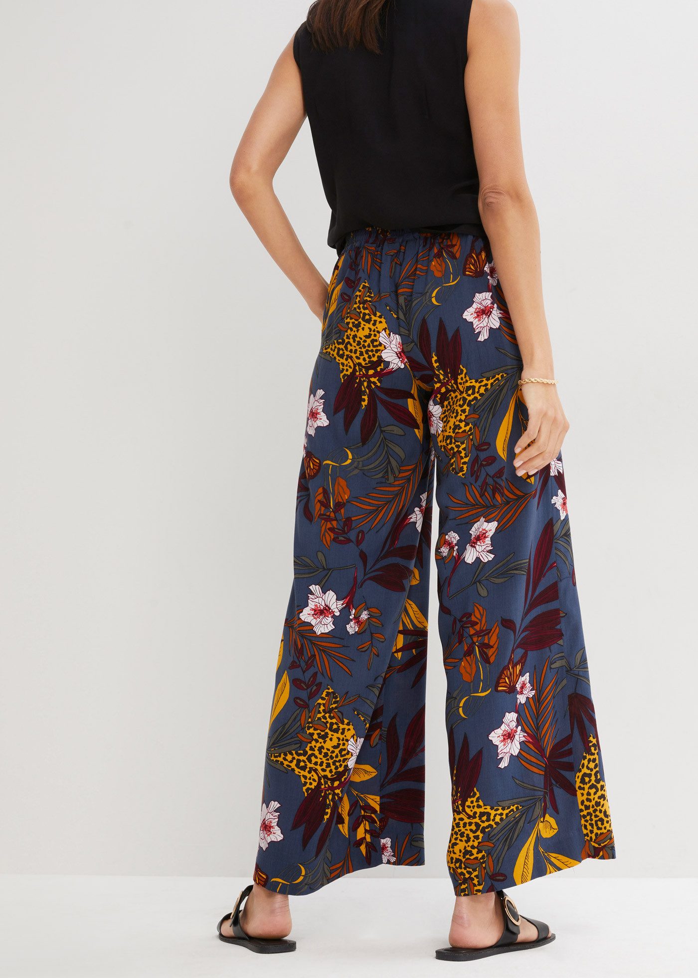 bonprix Marlene-Hose aus Viskose, Loose Fit, weiter Beinverlauf, eleganter Stil