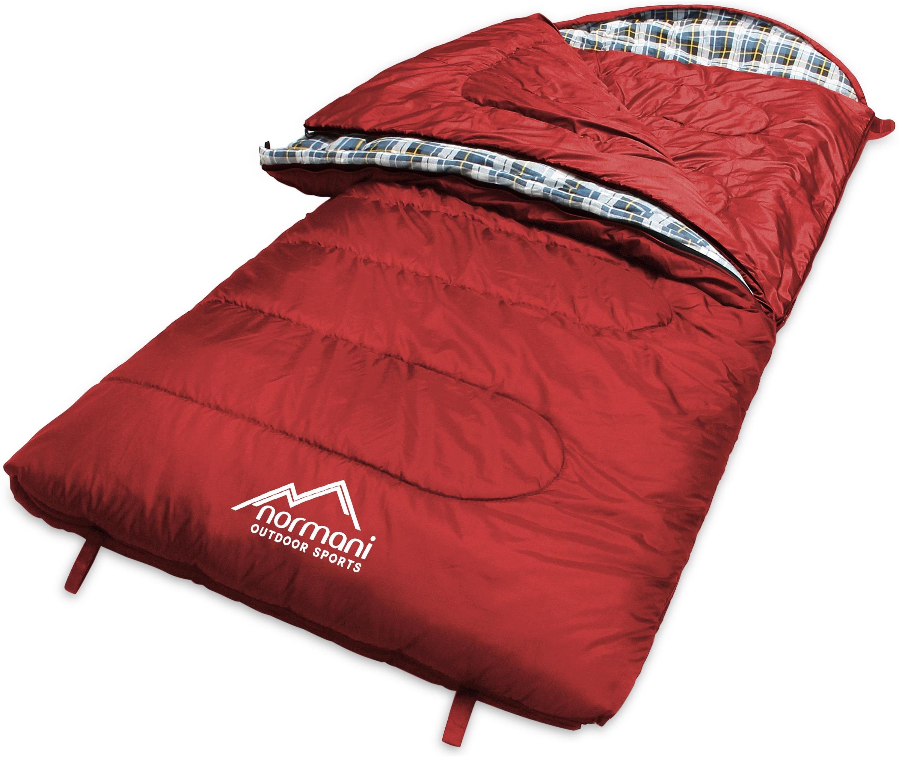 normani Deckenschlafsack 4-in-1 Schlafsack Antarctica, Extrem 4-Jahreszeiten Outdoor-Schlafsack mit Inlett