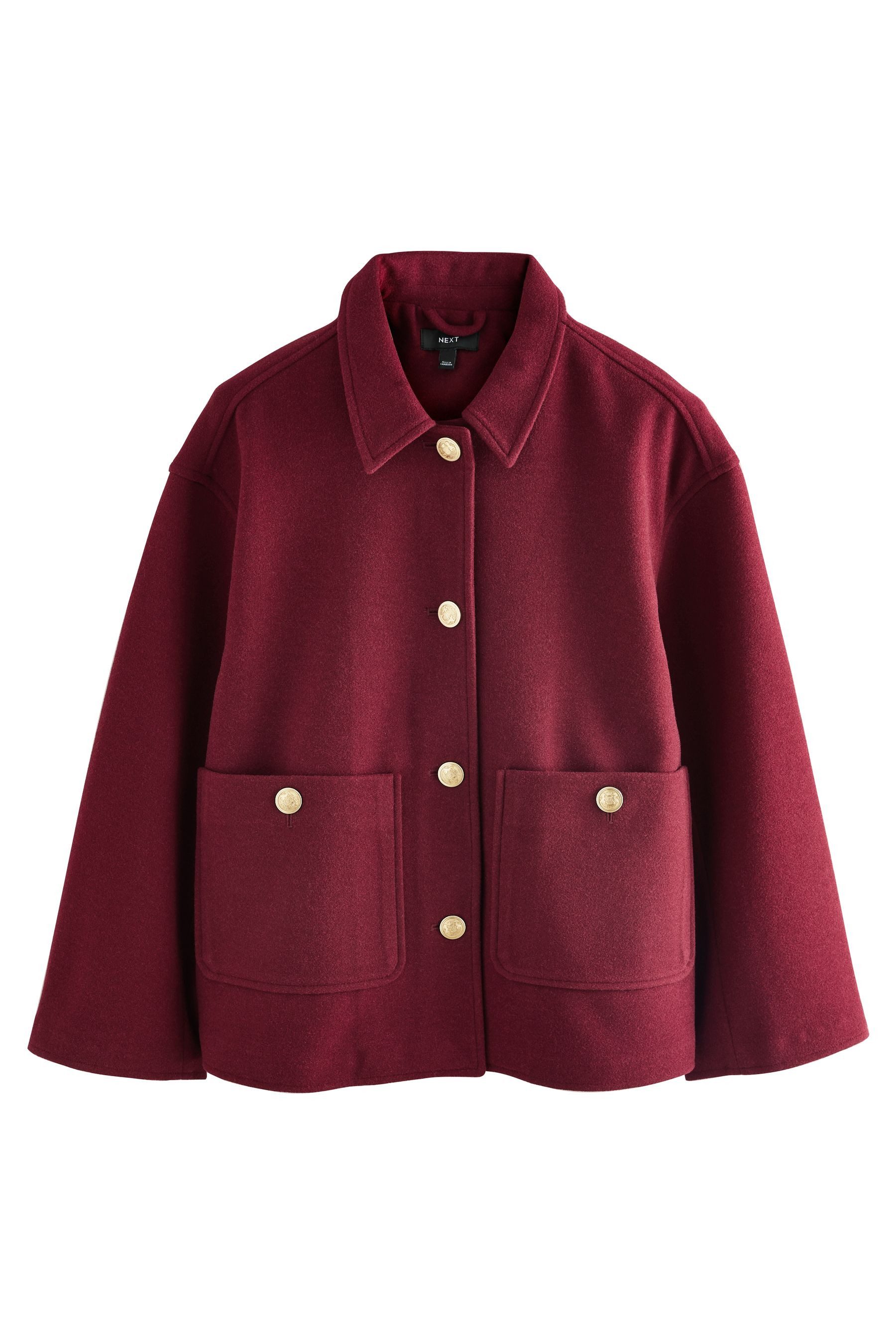 Next Jackenblazer Angeraute Jacke mit Kragen (1-tlg) günstig online kaufen