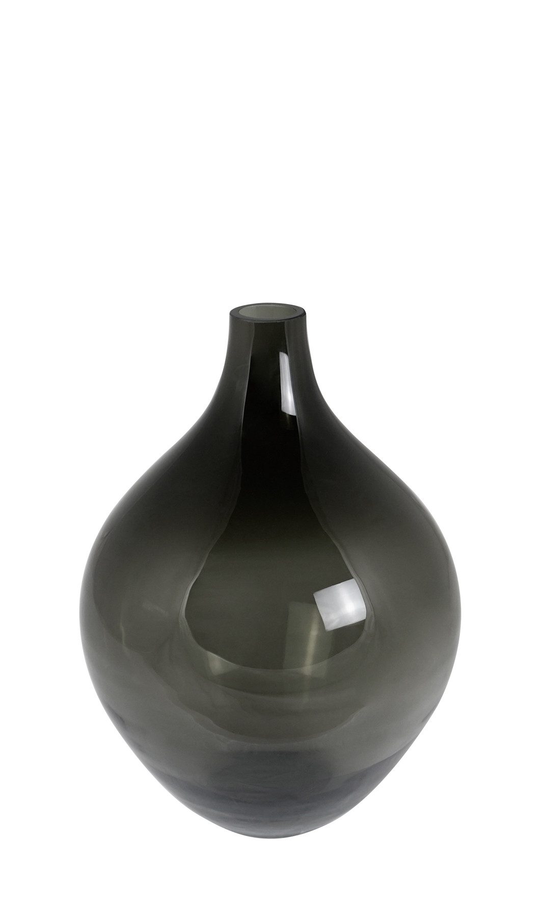 Kaheku Dekovase Kaheku Flaschenvase Bellano, 35 cm hoch, Smoke, 1150009203 (1 St)