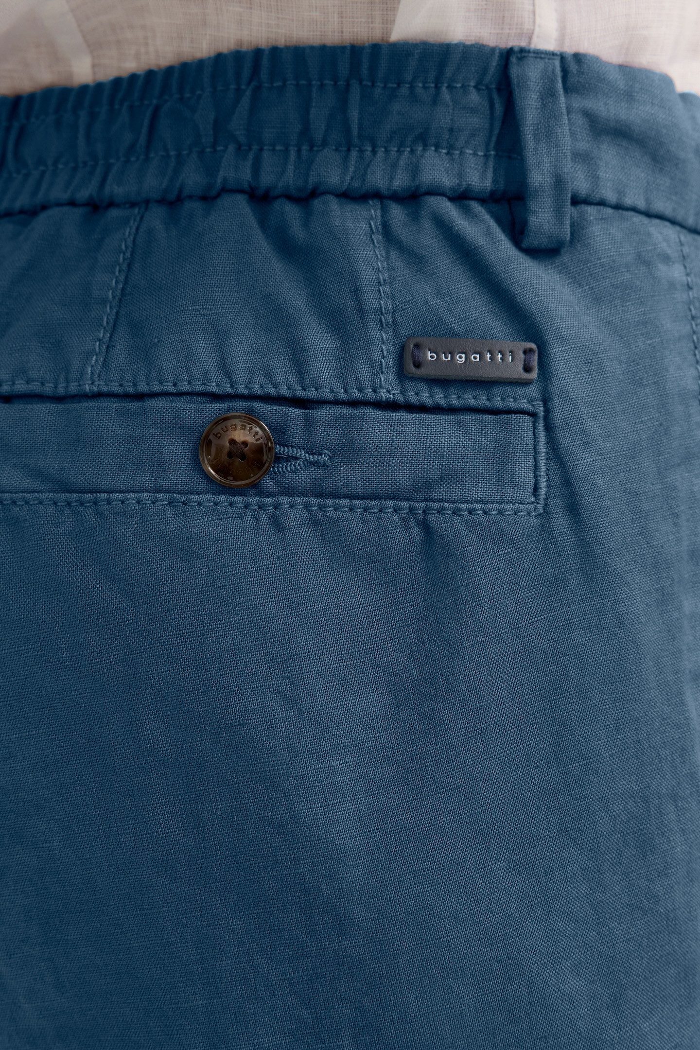 bugatti Bermudas aus Leinen-Baumwollmix