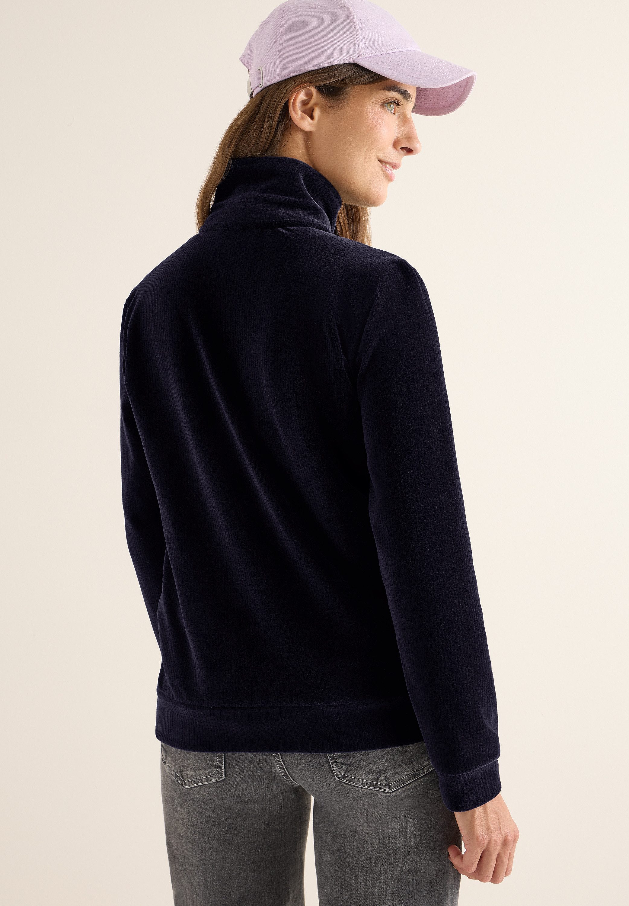 CECIL Cordjacke mit Stehkragen mit Tunnelzug günstig online kaufen