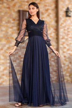 Modabout Abendkleid Langes Maxikleid Sommerkleid für Damen - NELB0553D8732LCV (1-tlg)