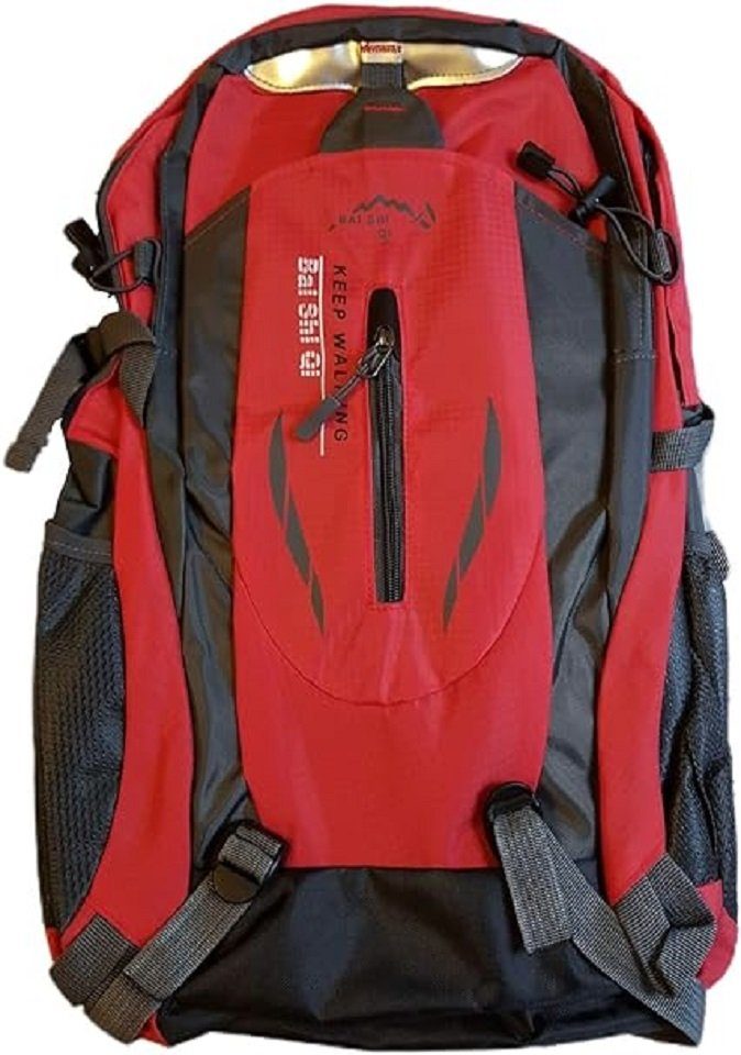 Provance Rucksack Rucksack 45 Liter schwarz rot blau Reiserucksack Wanderrucksack