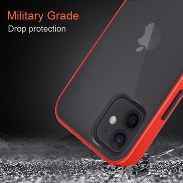 Cadorabo Handyhülle Apple iPhone 12 / 12 PRO Apple iPhone 12 / 12 PRO, Handy Schutzhülle - Hülle - Ultra Slim Hard Cover Case - Bumper