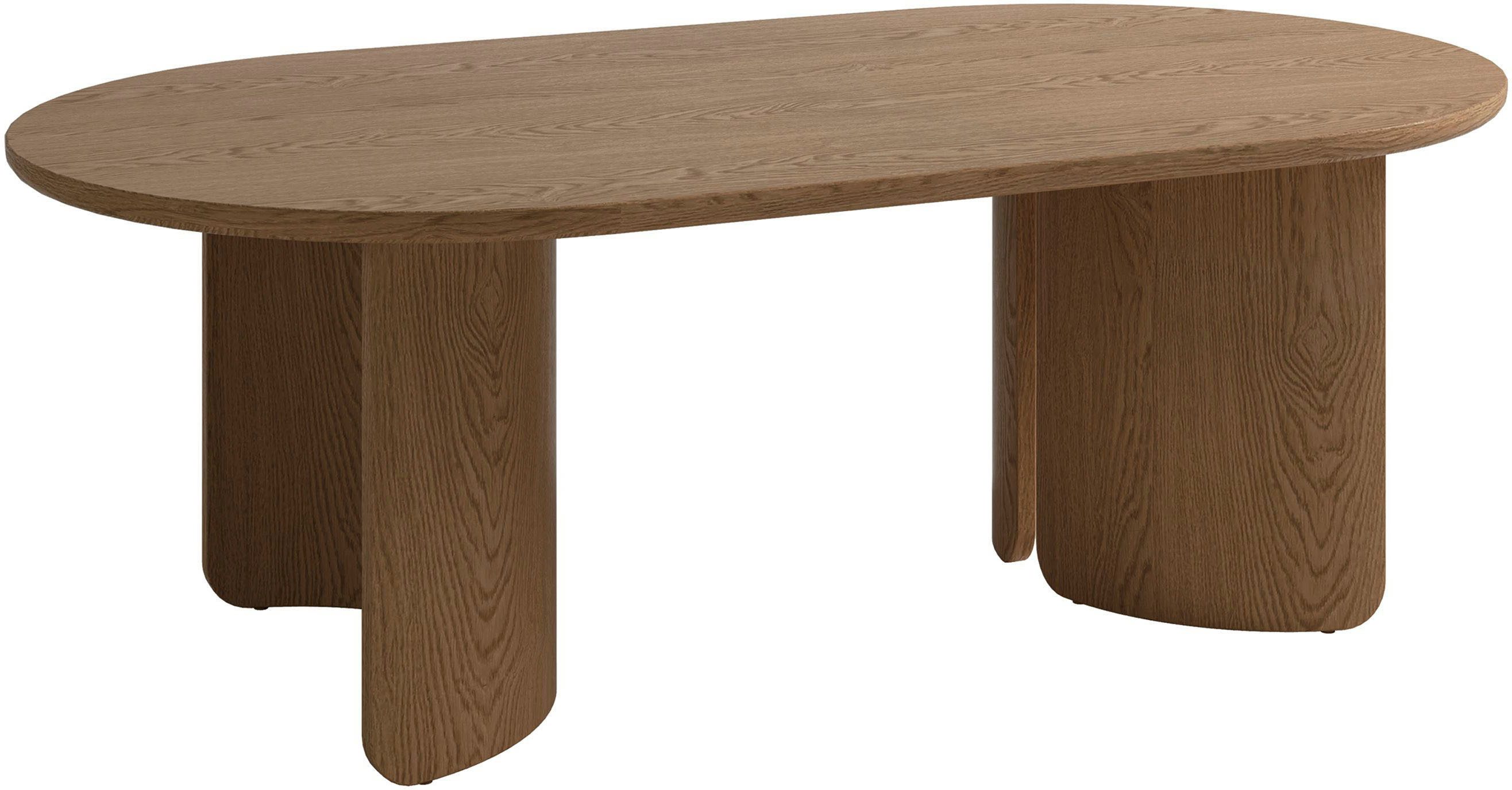 SCHÖNER WOHNEN-Kollektion Couchtisch TROMS (1-St), 110 cm, mit variabel montierbarem Untergestell
