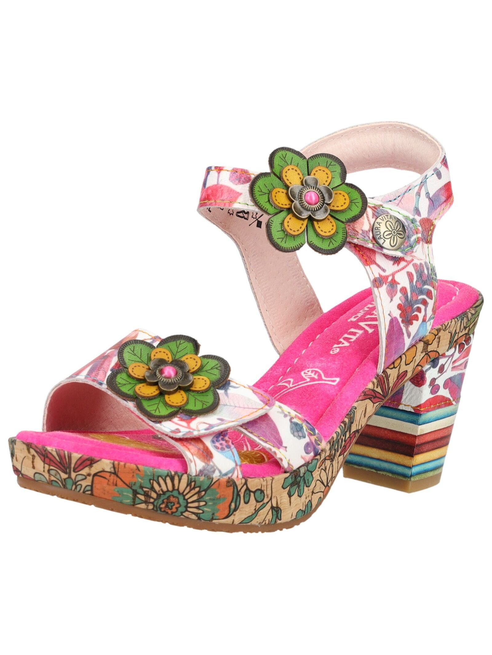 LAURA VITA LAURA VITA Sandalen Leder High-Heel-Sandalette günstig online kaufen