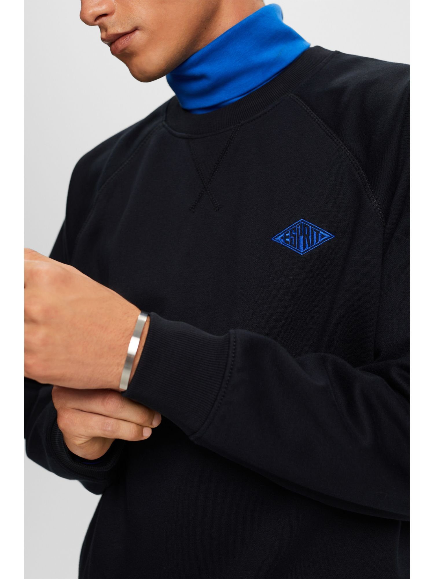 Esprit Sweatshirt Fleece Logo-Sweatshirt aus (1-tlg)