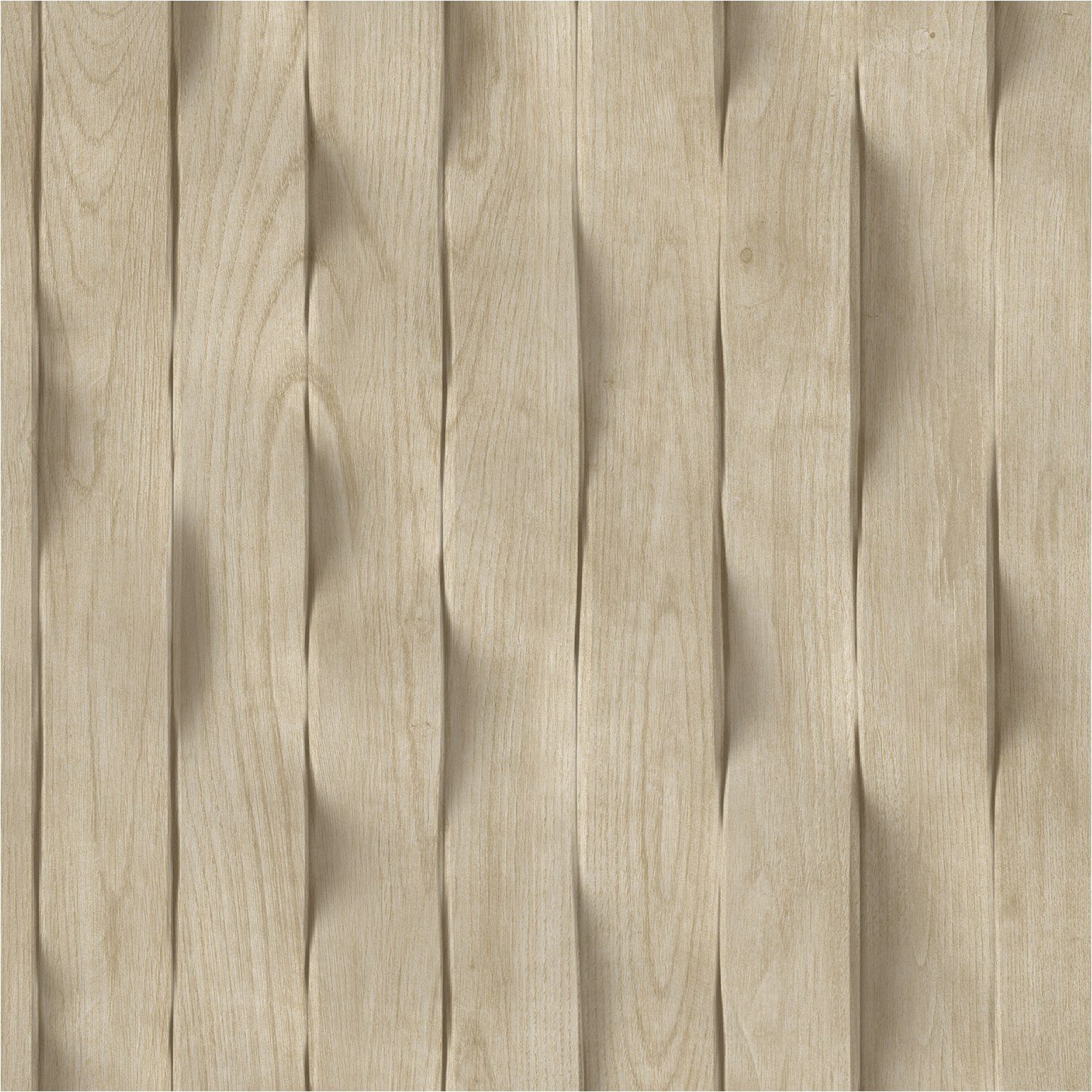 Ugépa Vliestapete M75617 Ugépa Braun Vlies 0.53 x 10.05 m Brut Holzoptik Holzplanken