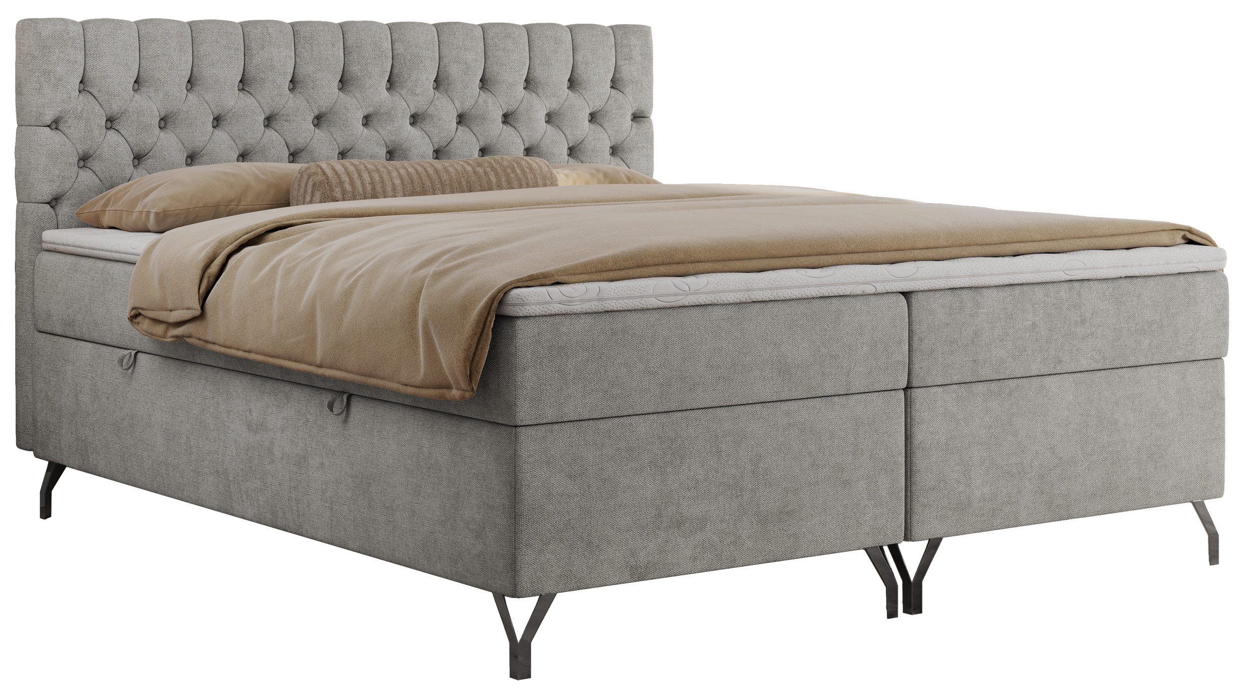 MKS MÖBEL Boxspringbett GRIMALDI (Set, Packung, günstig online kaufen