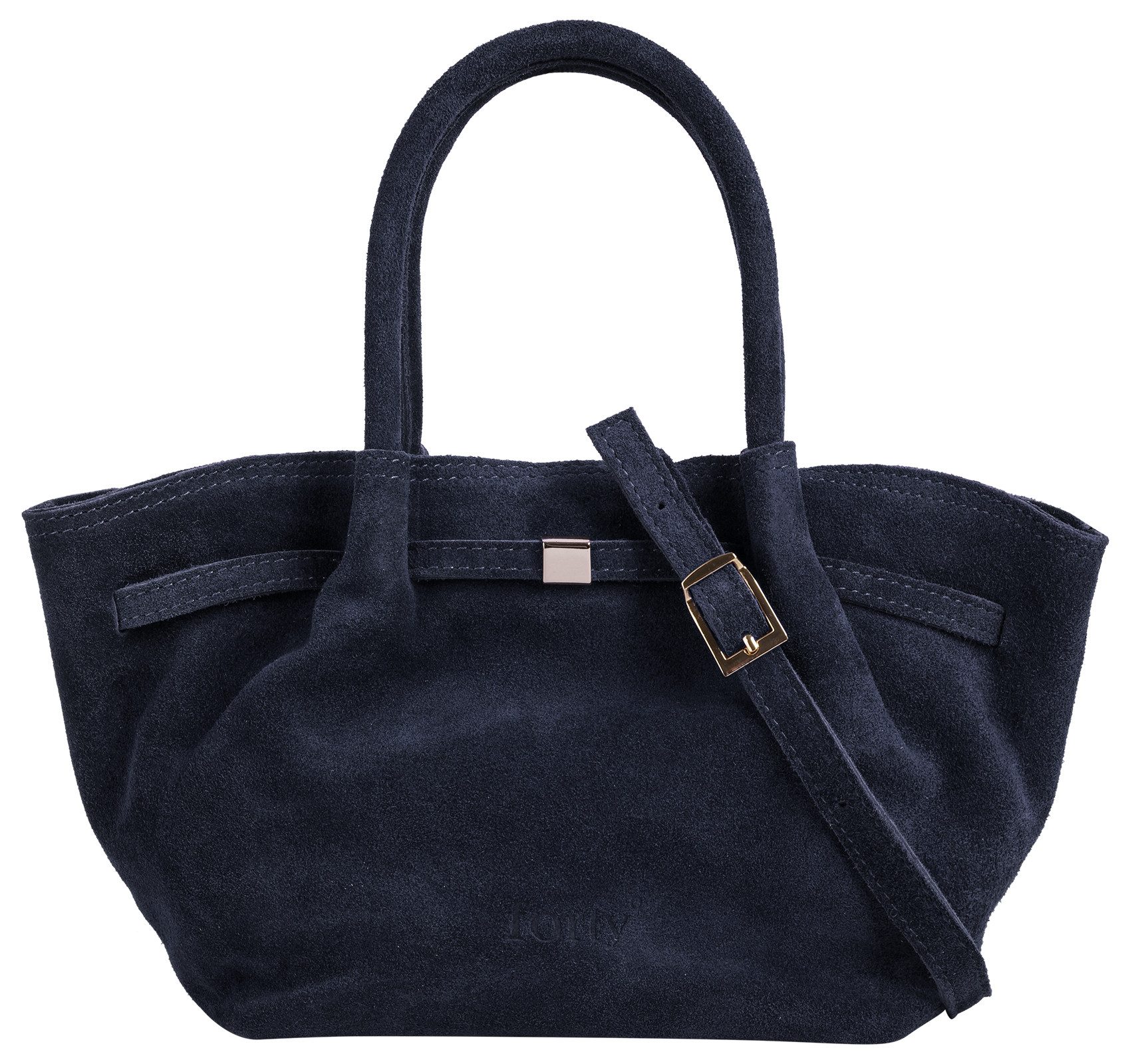 forty° Henkeltasche Marvezza, echt Leder, Made in Italy
