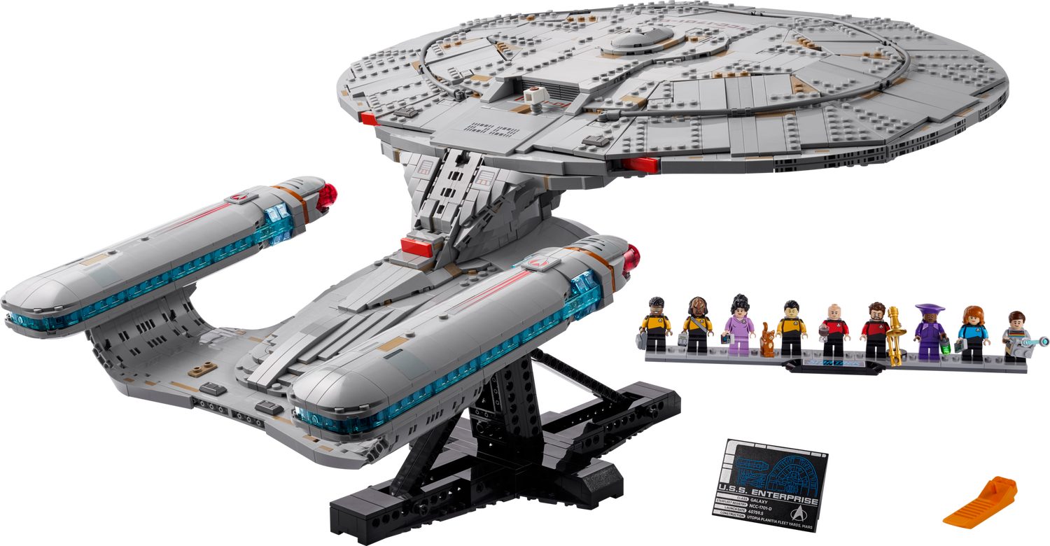 LEGO® Icons 10356 Star Trek: U.S.S. Enterprise NCC-1701-D™ Spielbausteine, (Set, 3600 St., Set)