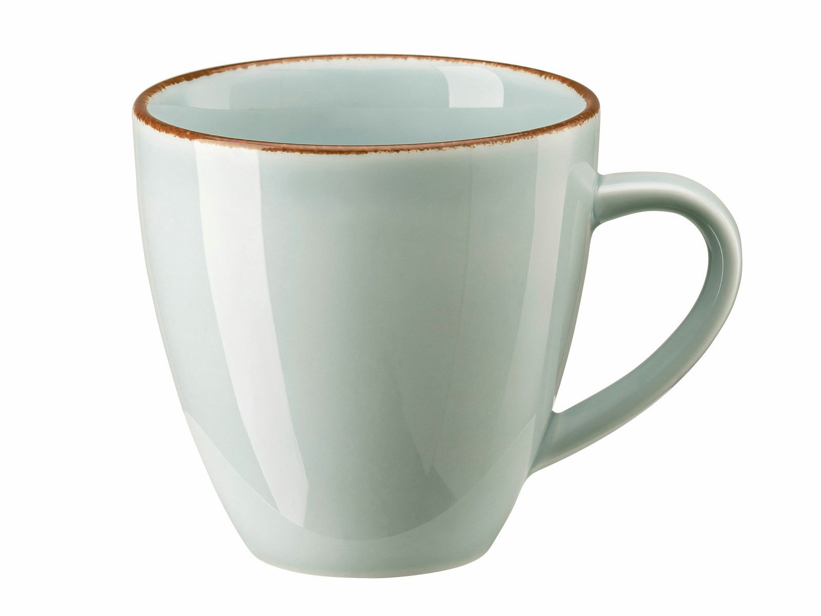 Rosenthal Becher Profi Casual Mint Henkelbecher 0,35l, Porzellan, Tassen