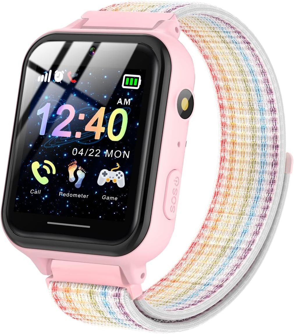 PTHTECHUS S27 Smartwatch (3,9 cm, sim-karte), KINDER SMARTWATCH MIT SPIELEN
