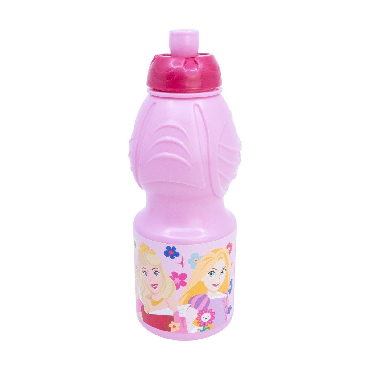 Disney Princess Trinkflasche Kindertrinkflasche 400 ml mit Tropfschutz Deckel