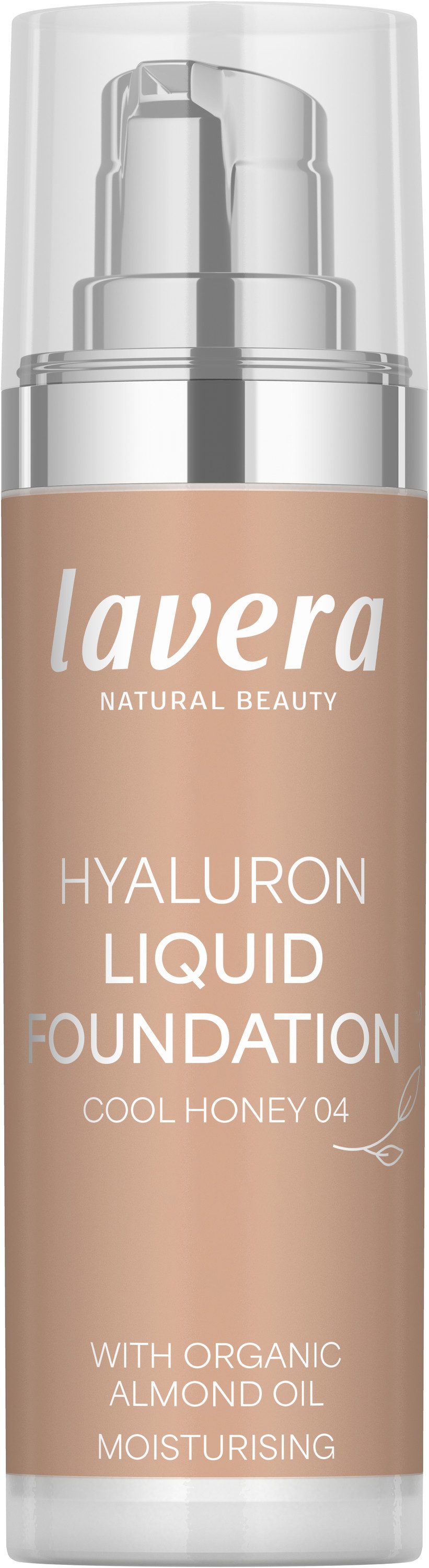 lavera Foundation Hyaluron Liquid Foundation -Cool Beige 4.5-
