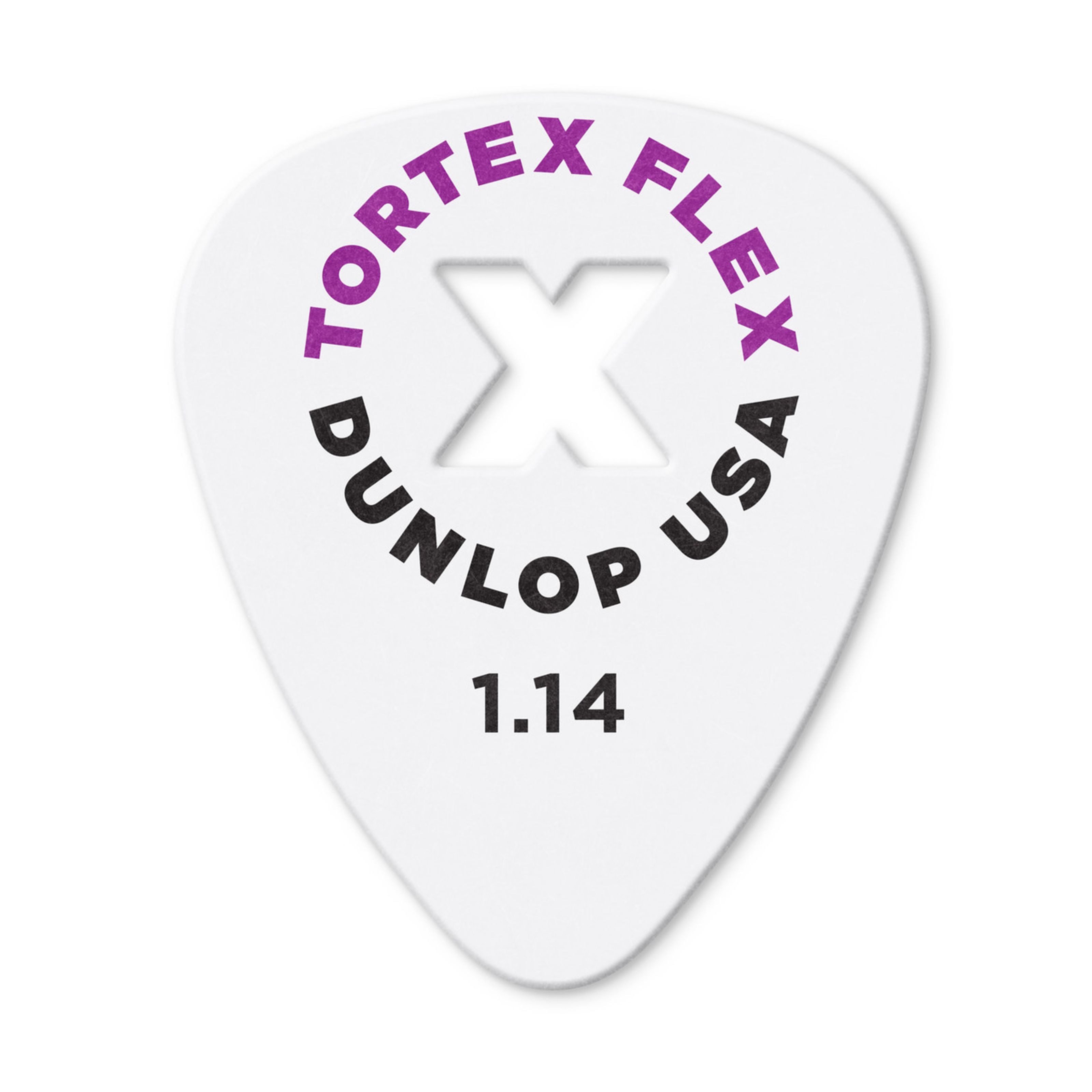 Dunlop Plektrum, 428XP1.14 Tortex Flex X Picks 1,14 mm - Plektren Set