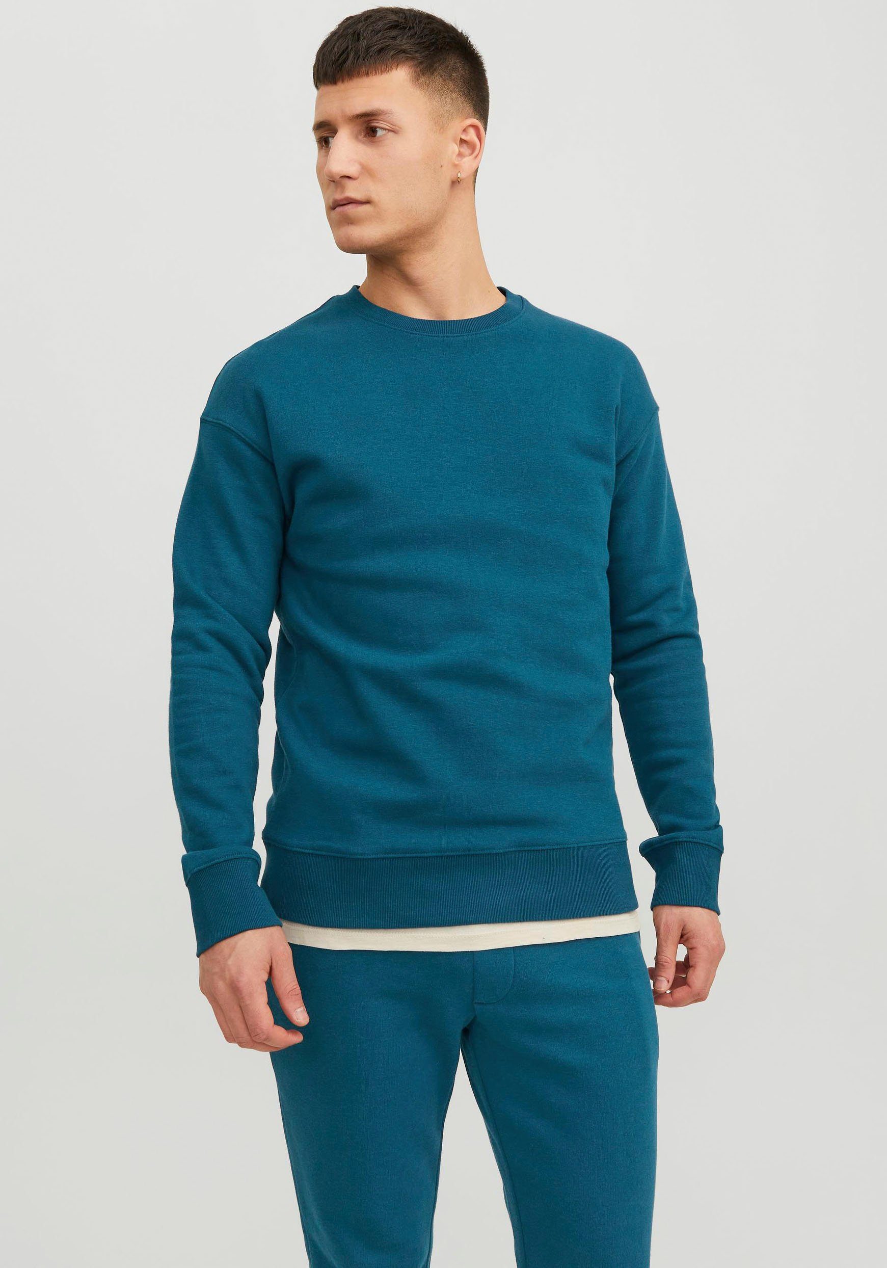 Jack & Jones Sweatshirt JJESTAR BASIC SWEAT CREW NECK NOOS Sailor Blue