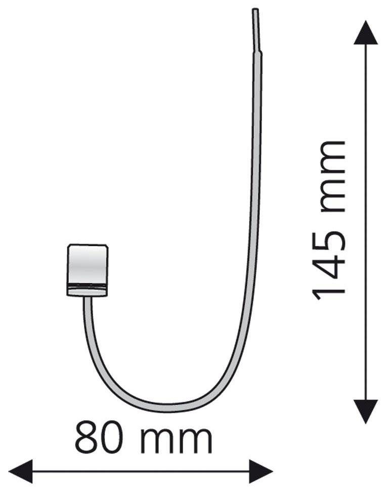 Raffhalter, Liedeco, Gardinen, (1-tlg), für 16 Ø mm Gardinenstangen messingfarben/antik