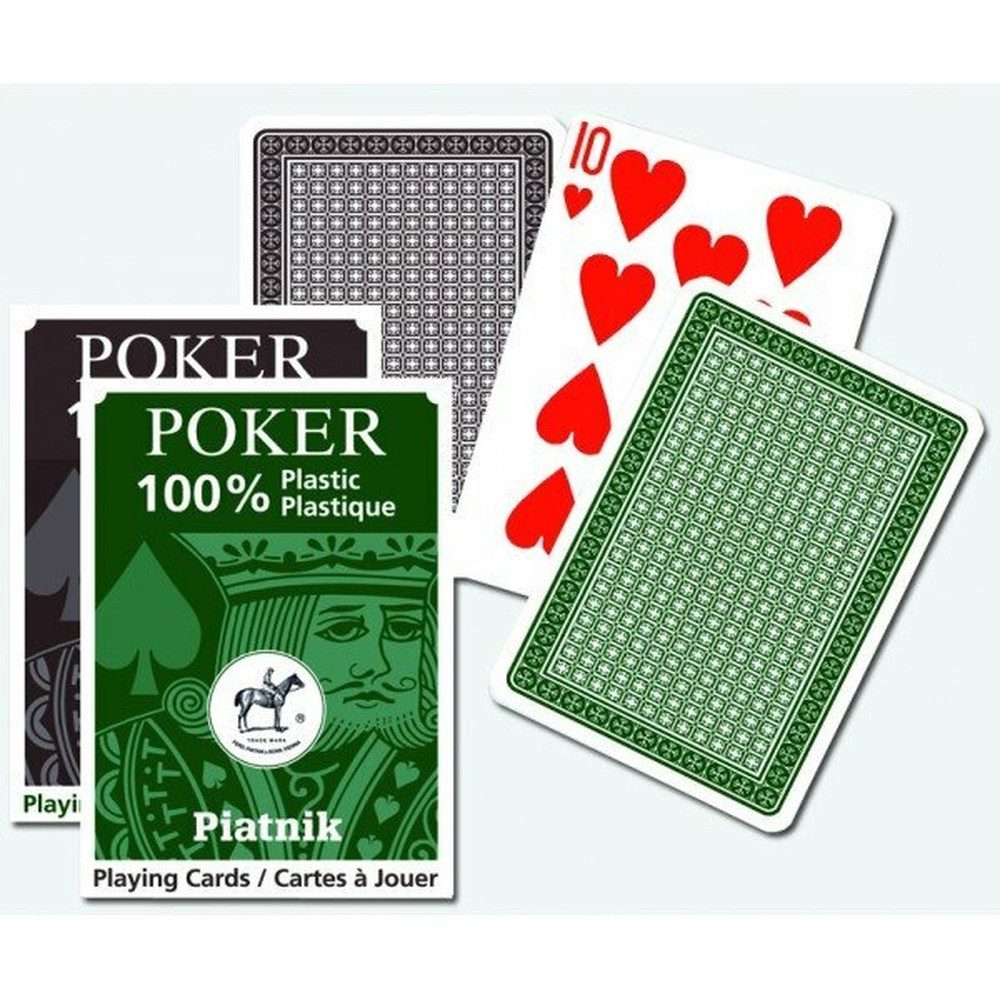 Piatnik Spiel Poker, Bridge - Plastikkarten
