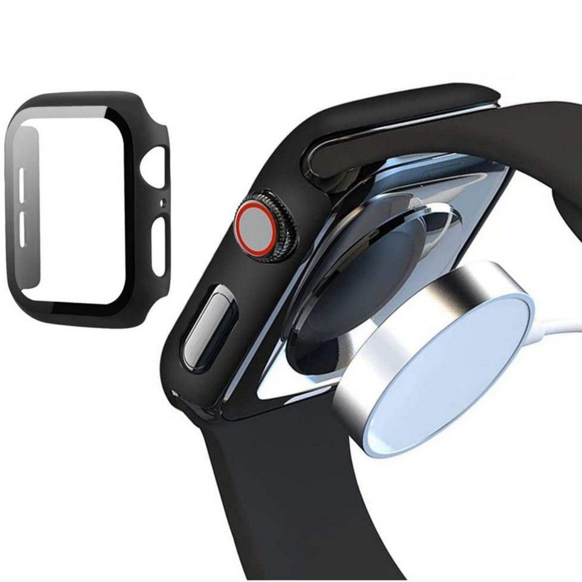 Smartwatch-Hülle Defense360 mit gehärtetem Glas Kompatibel mit Apple Watch 6 (40 mm)