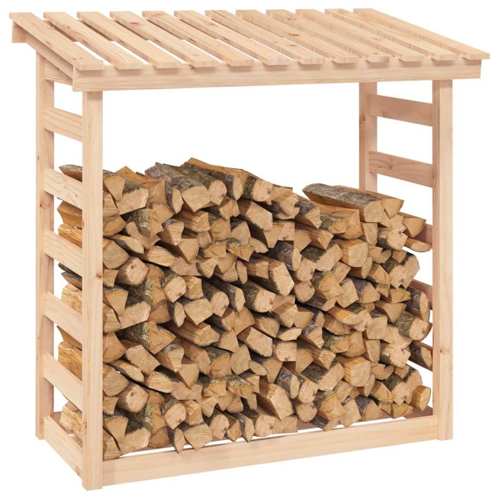 vidaXL Kaminholzregal 108 x 645 x 110 cm Kaminholzregal Brennholzregal Kaminholzlager Holzla, BxTxH:108x64x110 cm