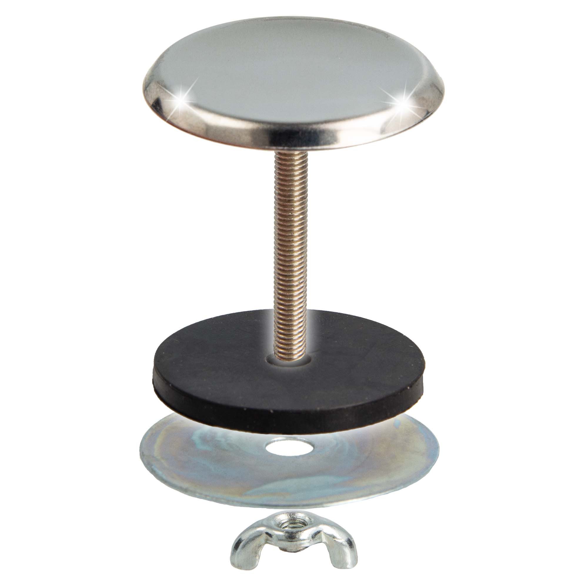 tecuro Rosette Hahnlochstopfen Ringhalter Deckrosette Ø 42 mm Edelstahl poliert