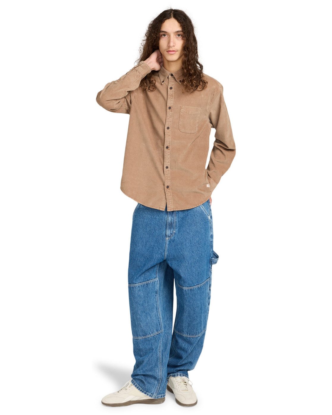 Element Langarmhemd Button Down Regular Corduroy