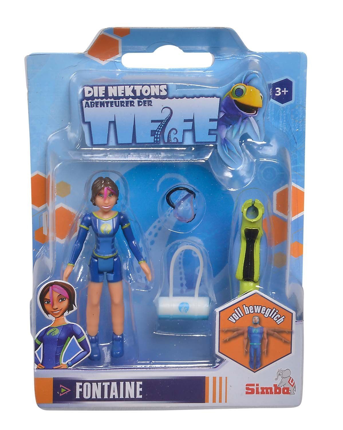 SIMBA Spielwelt Simba 109391000 - Deep, Nektons, bewegliche Figuren, 4-s - Fontaine