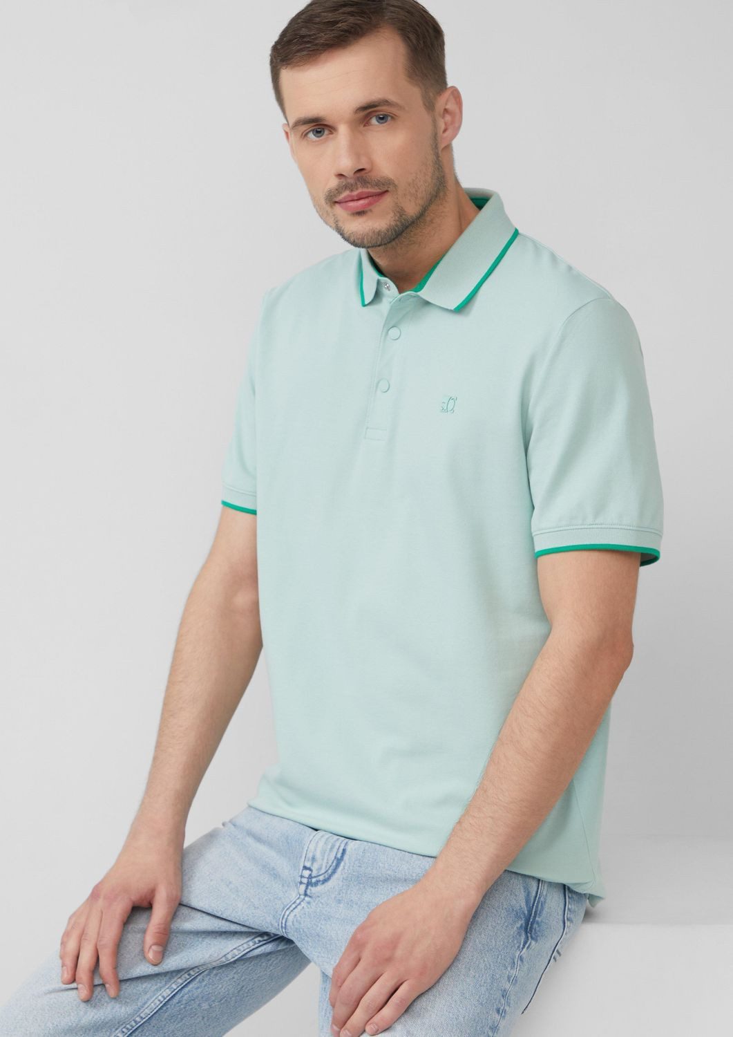 s.Oliver Poloshirt Kragen, Knopfleiste, kurzarm günstig online kaufen