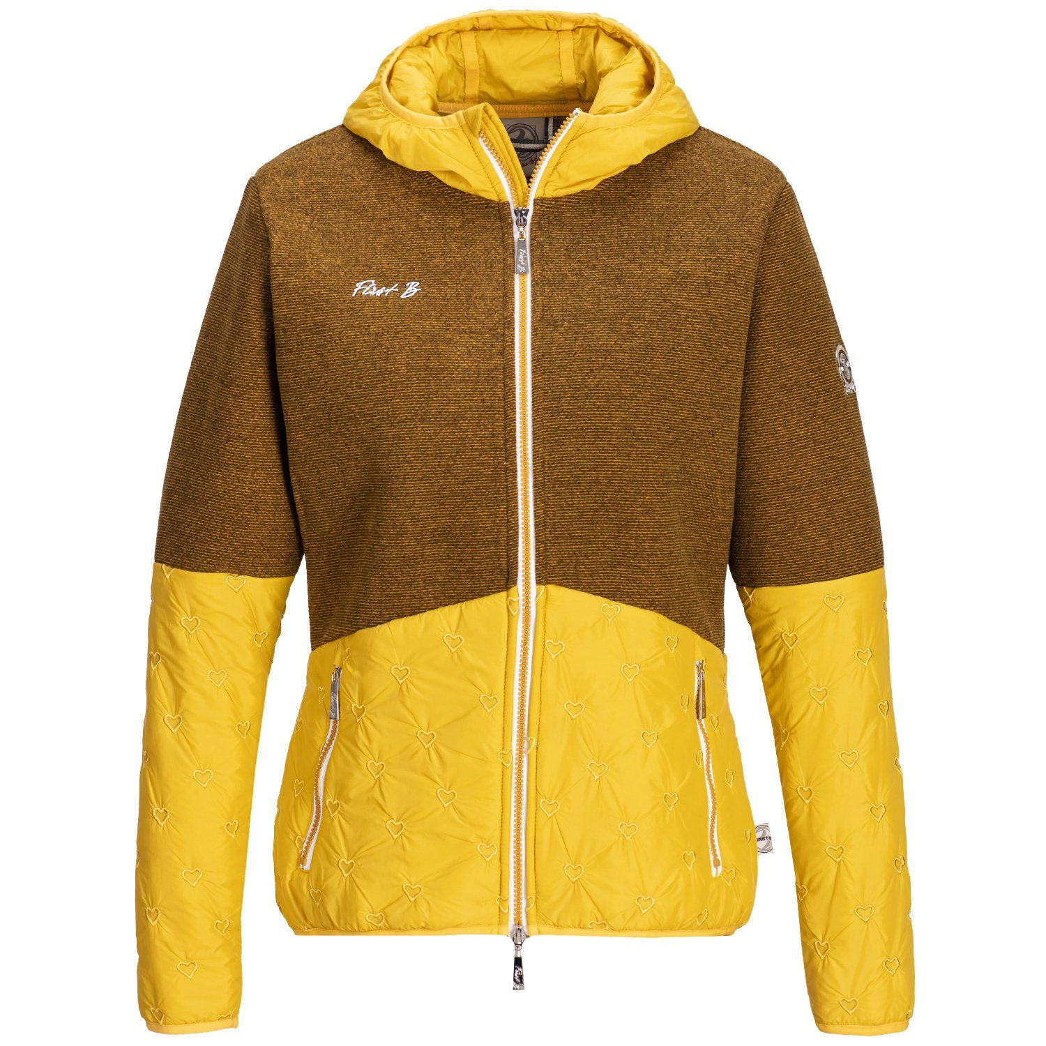 FirstB Fleecejacke Damen yellow/curry