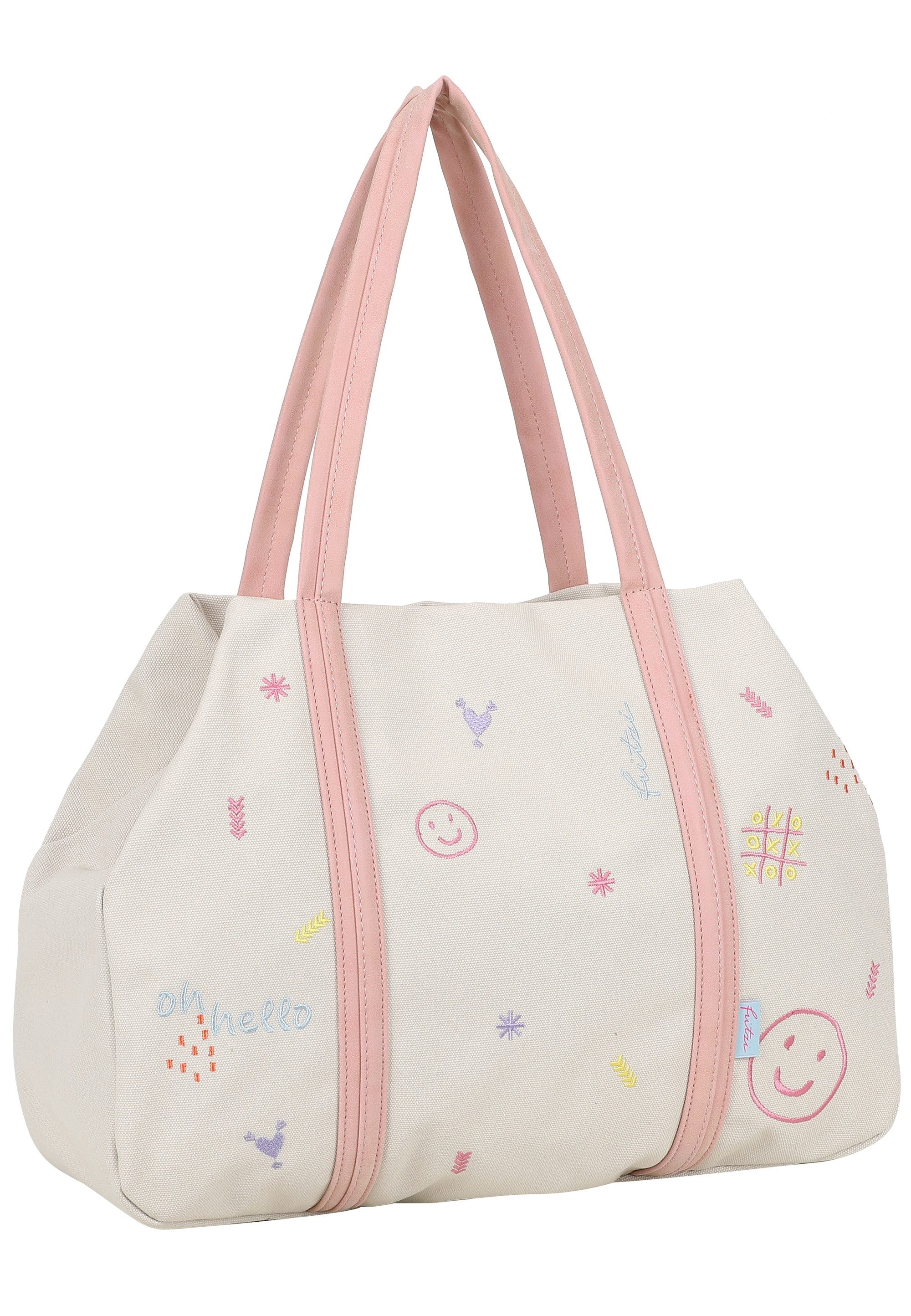 Fritzi aus Preußen Henkeltasche Simply Shopper Limited Embro Fun, mit tollen Stickdetails
