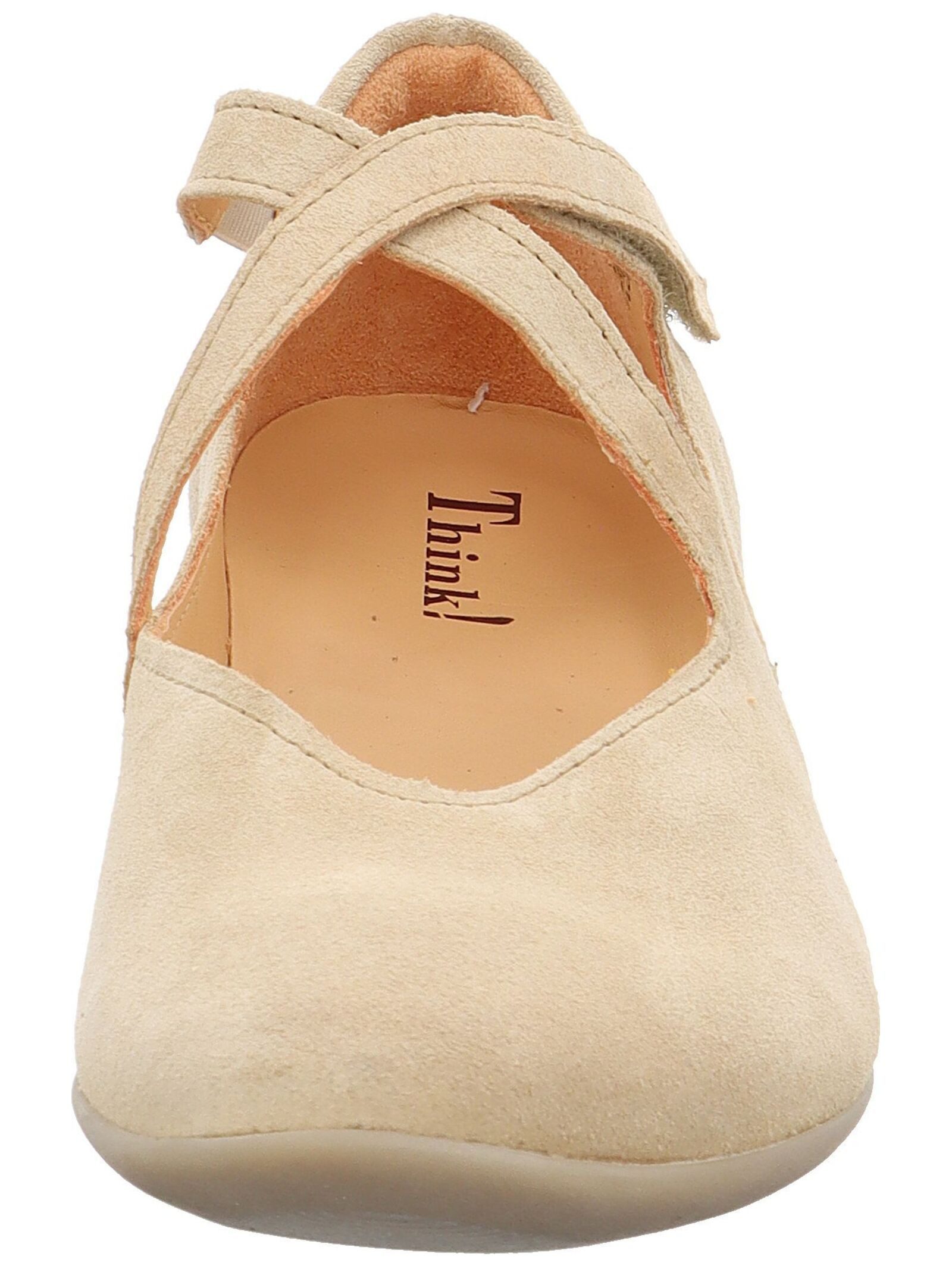 Think! Think! Ballerinas Leder Riemchenballerina