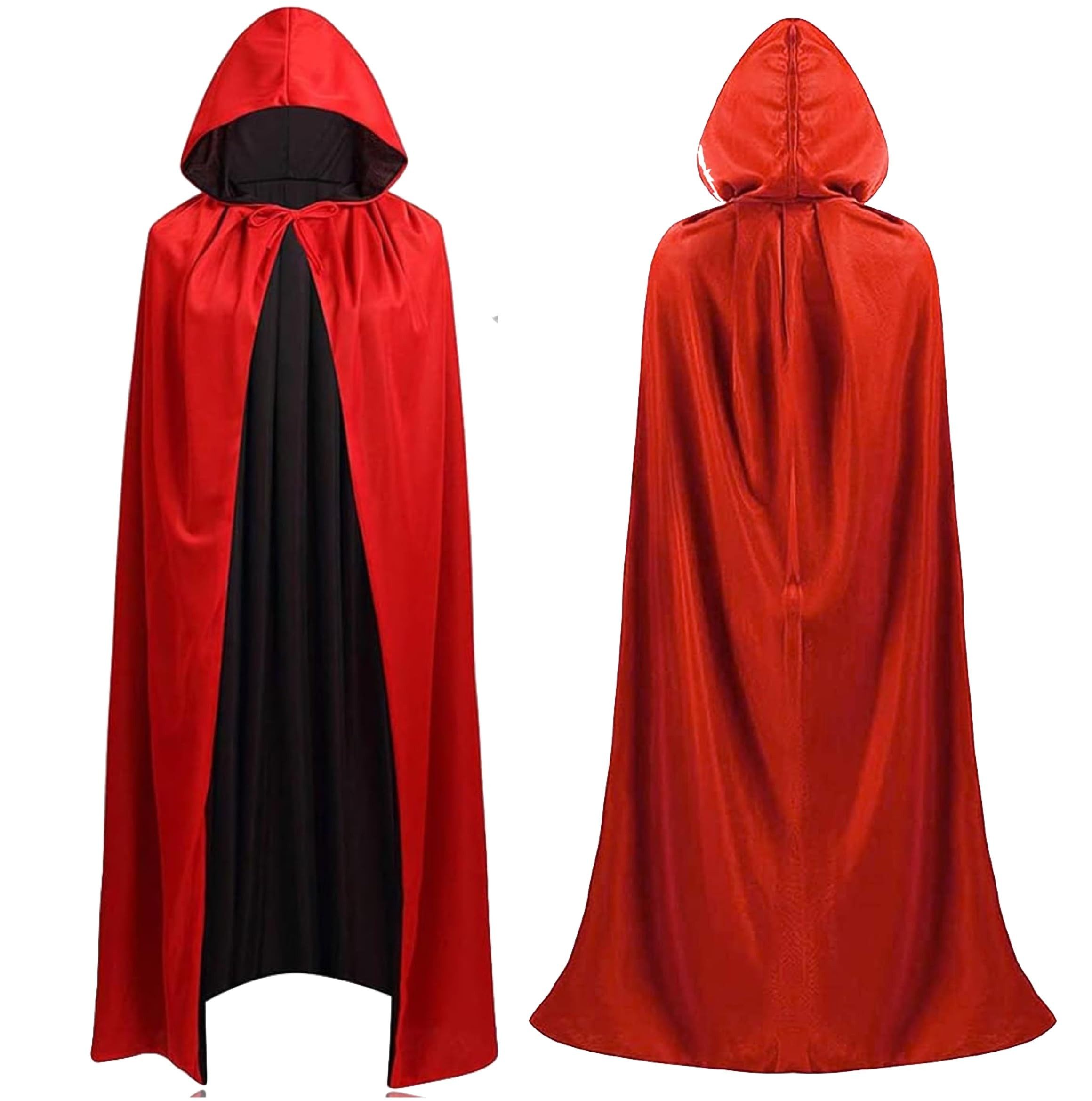 FASCHINFEVER Umhang Umhang mit Kaputze - Halloween Kostüm Herren & Damen