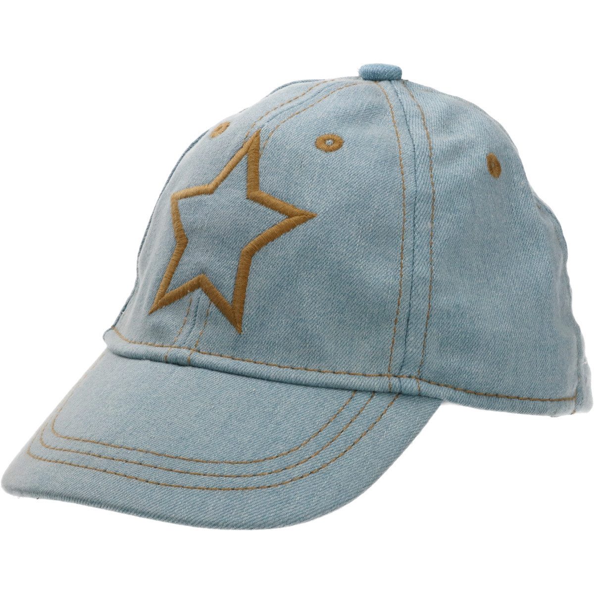 Baseball Cap Light Wash Unisex Kinder