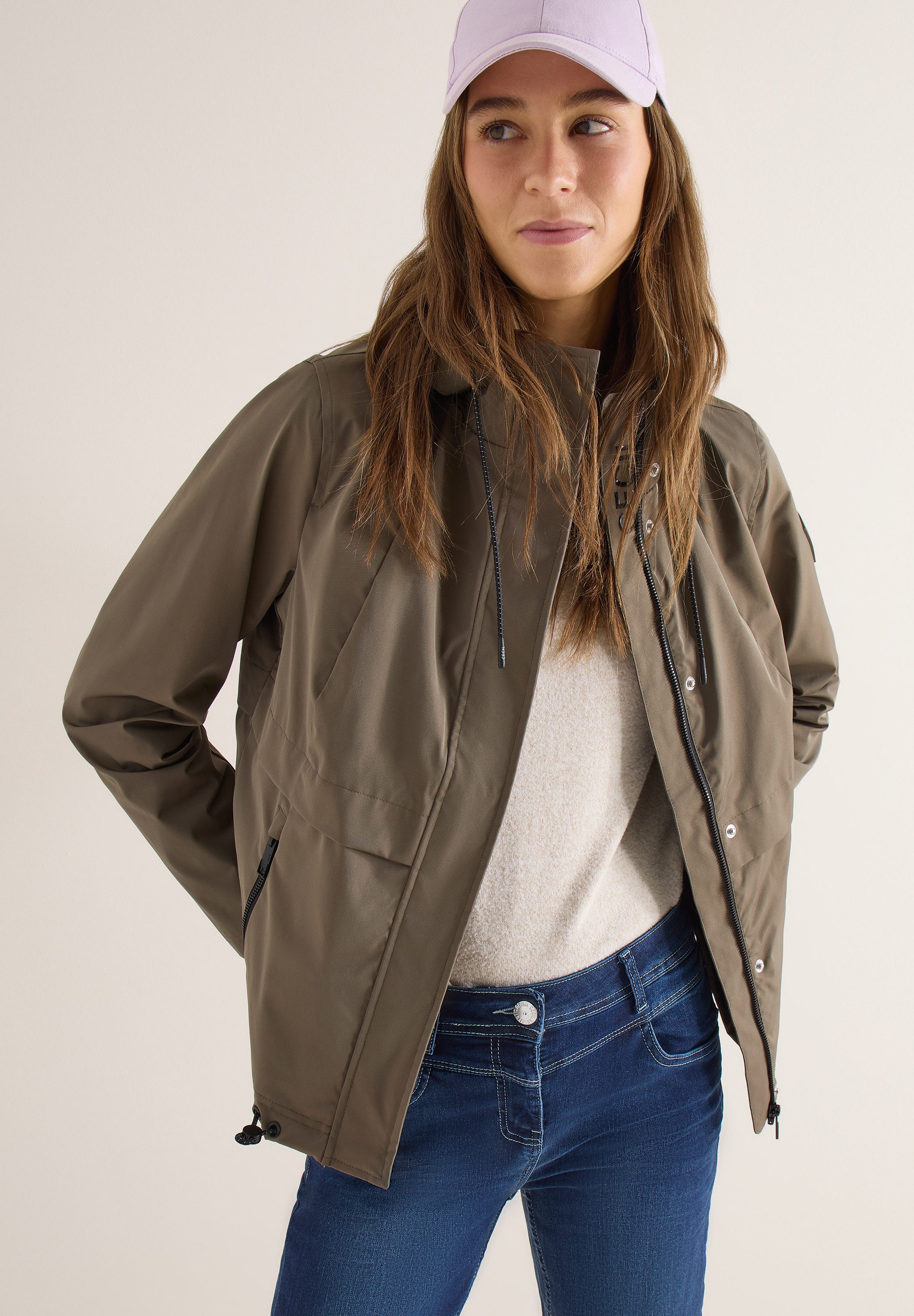 CECIL Windbreaker mit Kapuze