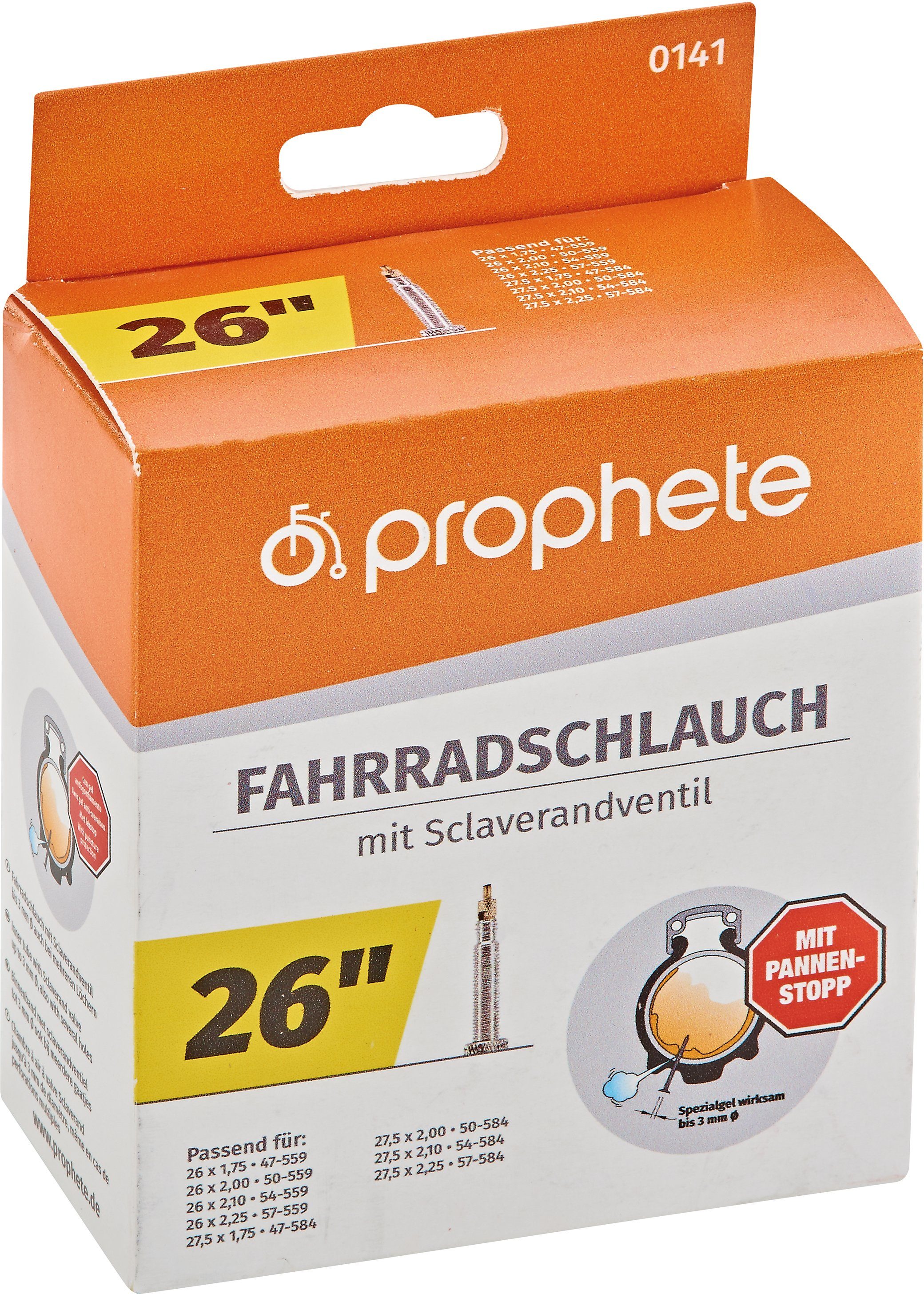 Prophete Fahrradschlauch, 26 Zoll (66,04 cm)