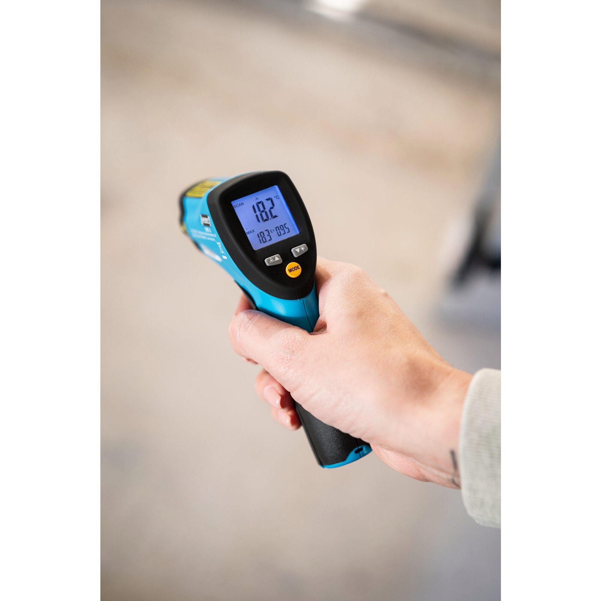 HAZET Infrarot-Thermometer Hazet Infrarot-Thermometer 1991-1, (mit