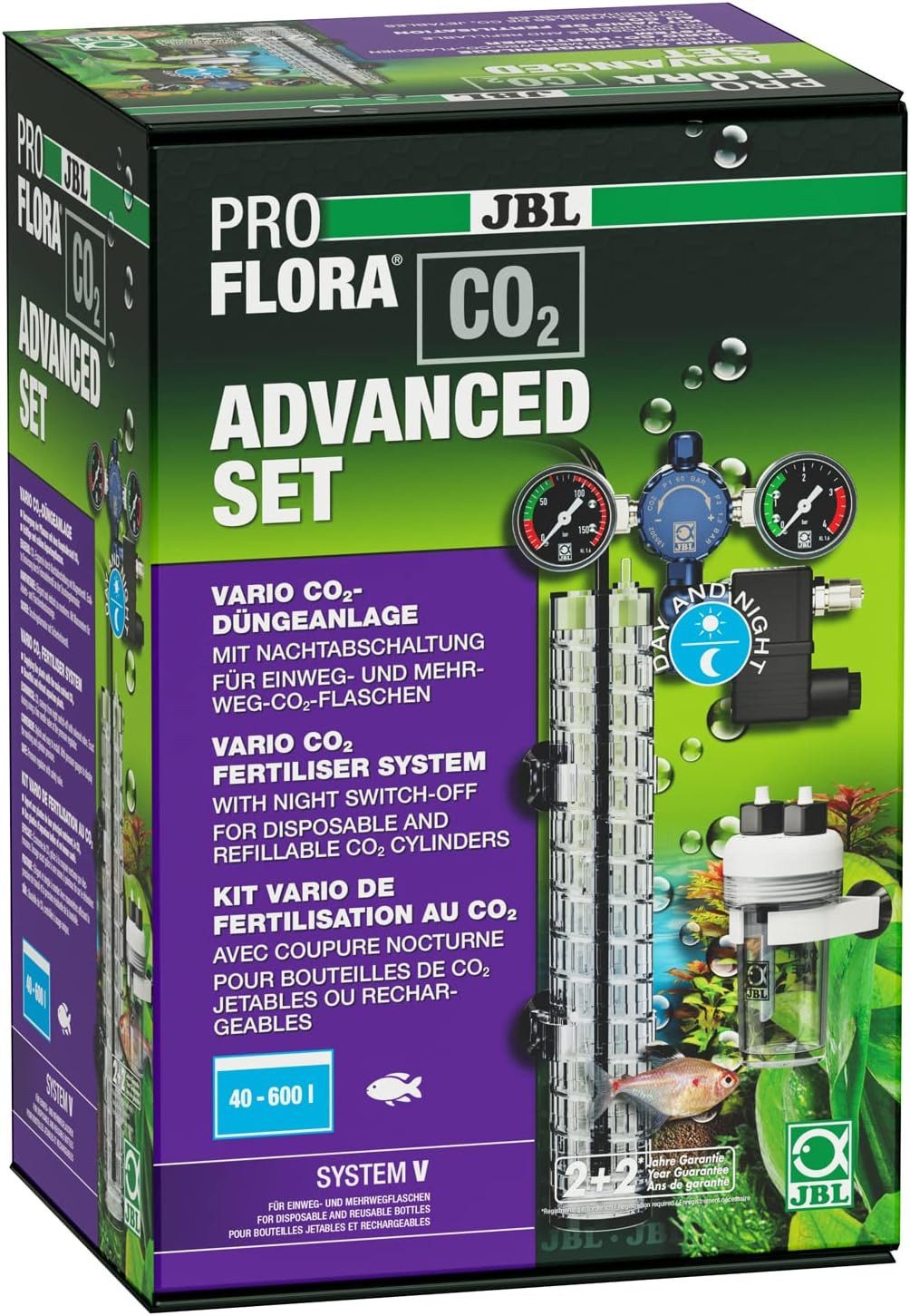 JBL GmbH & Co. KG CO2 Diffusor JBL Proflora CO2 System V Advanced Düngeanlage, CO2 Düngeanlage