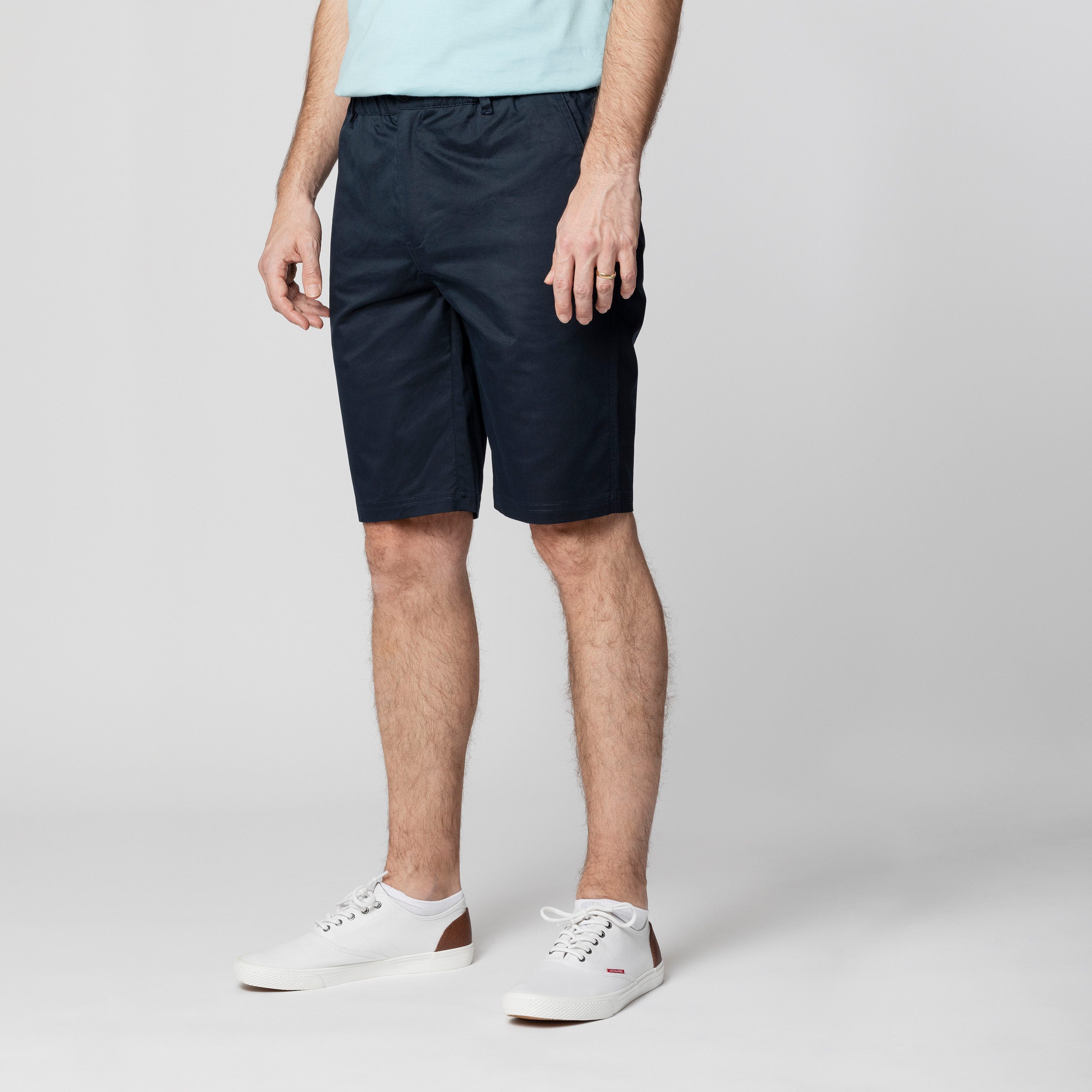 Papas Shorts Chinoshorts für Herren aus Baumwolle mit flexiblen Bund, und sicheren Reißverschlüssen